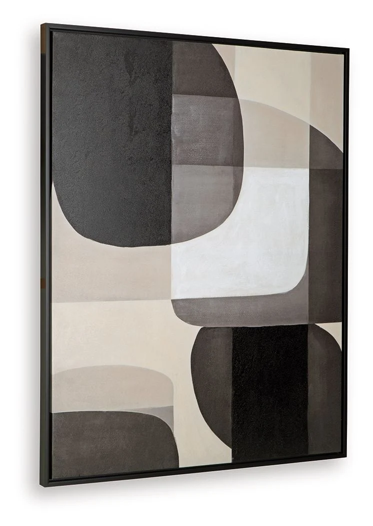 Kesleigh - Wall Art - Black / White - Image 3