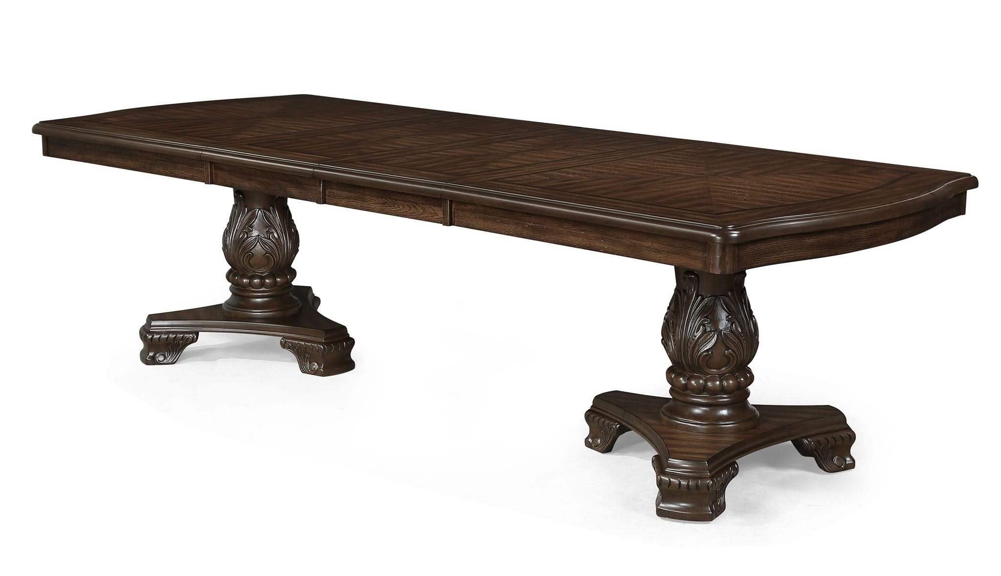 Kiera - 7 Piece Dining Room Set - Cherry Brown - Image 3