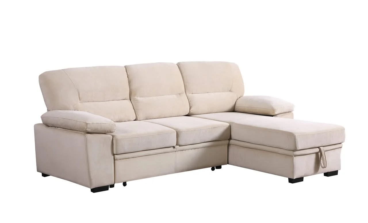 Kipling - Reversible Sleeper Sectional Sofa Chaise - Image 7