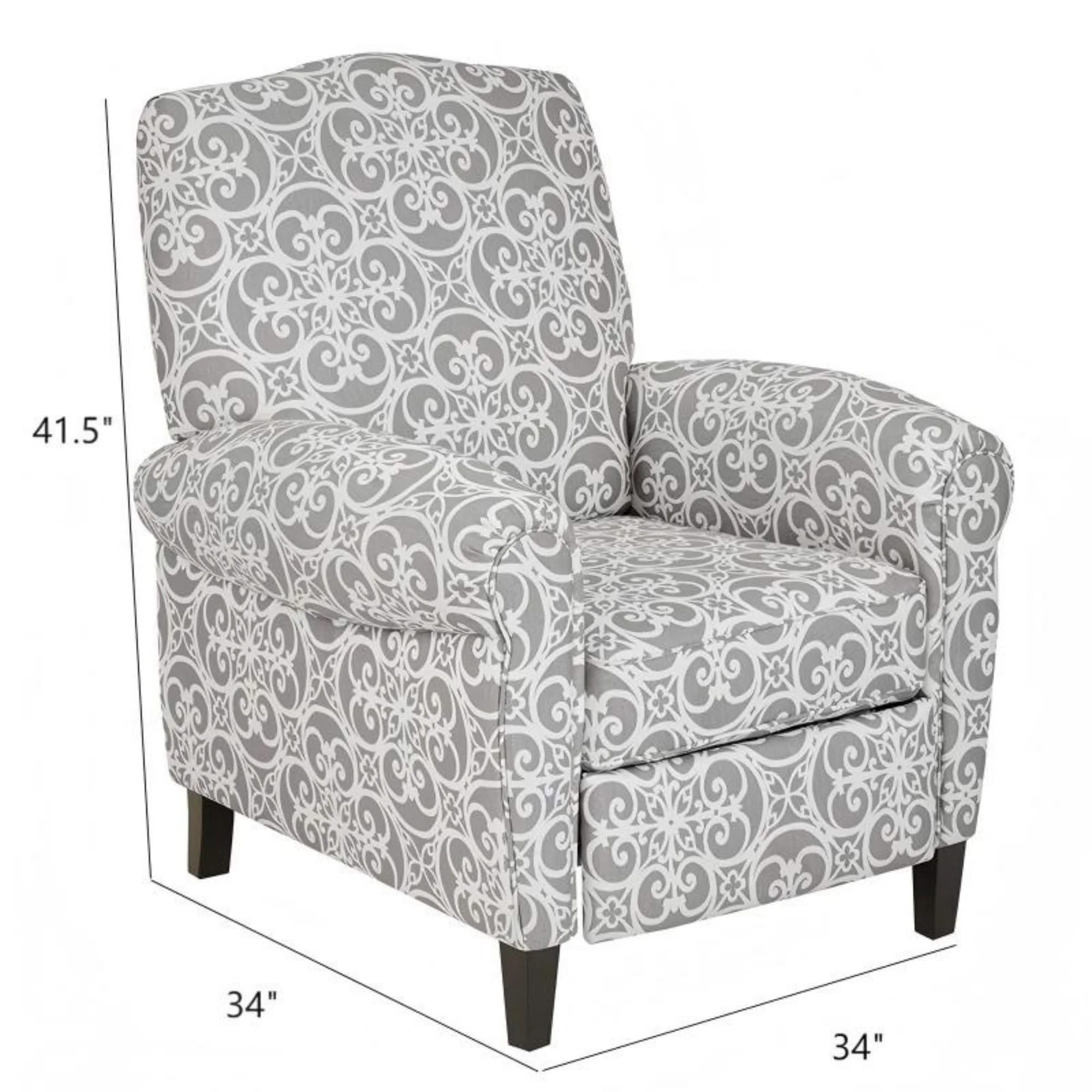 Kirby - Transitional Push Back Recliner Chair - Image 3