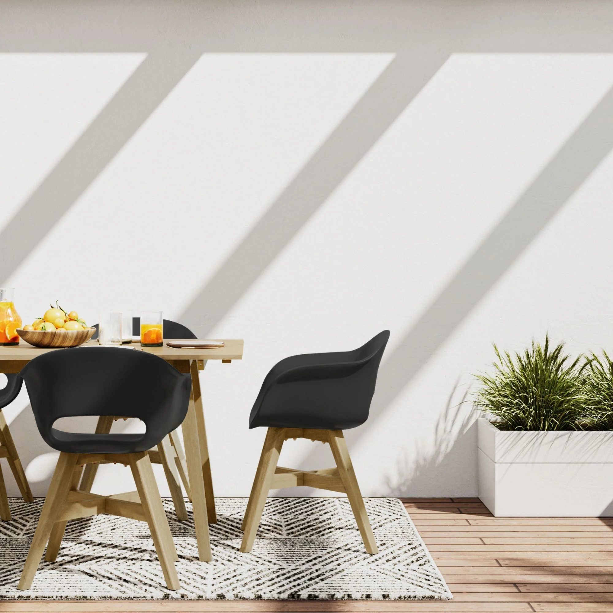 Kona - Outdoor Dining Chair In Plastic (Set of 2) - Image 6