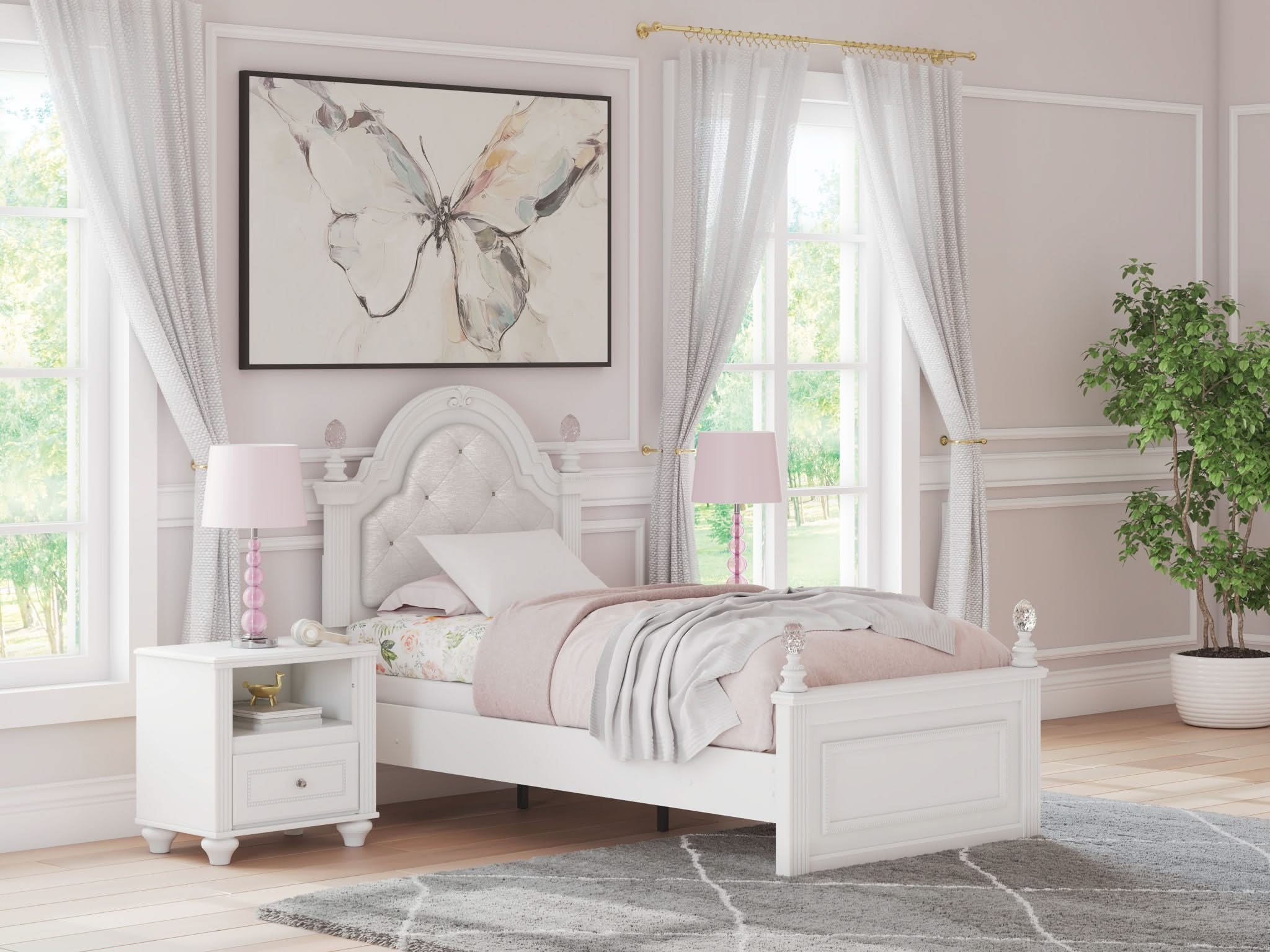 Kozlani - Upholstered Panel Bed - Image 4