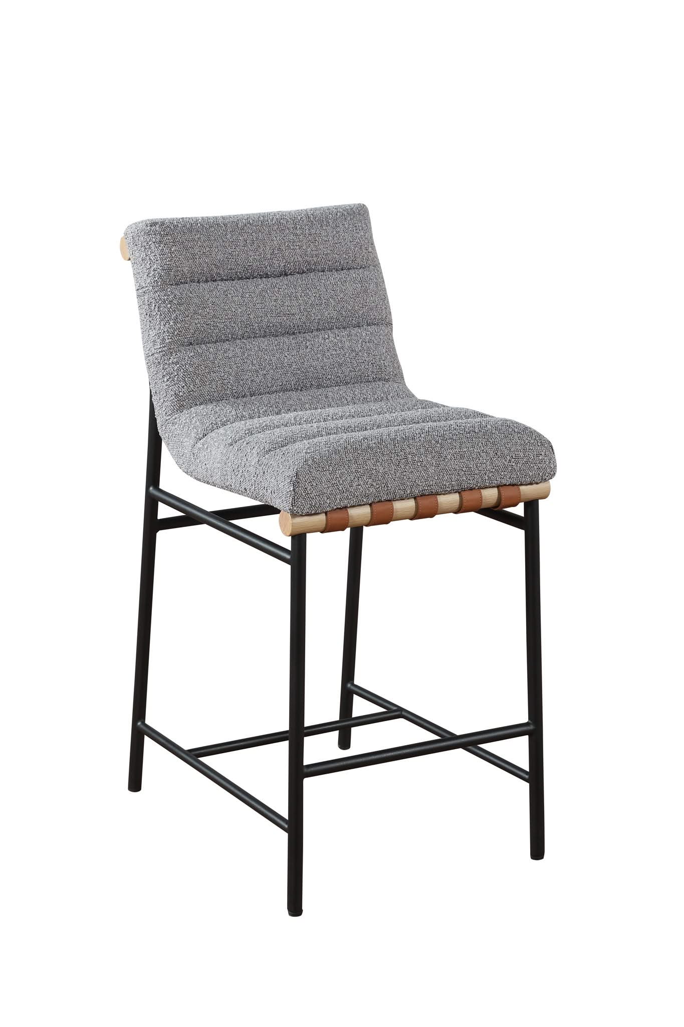 Lahni - 17" Boucle Fabric Counter Height Chair - Image 15