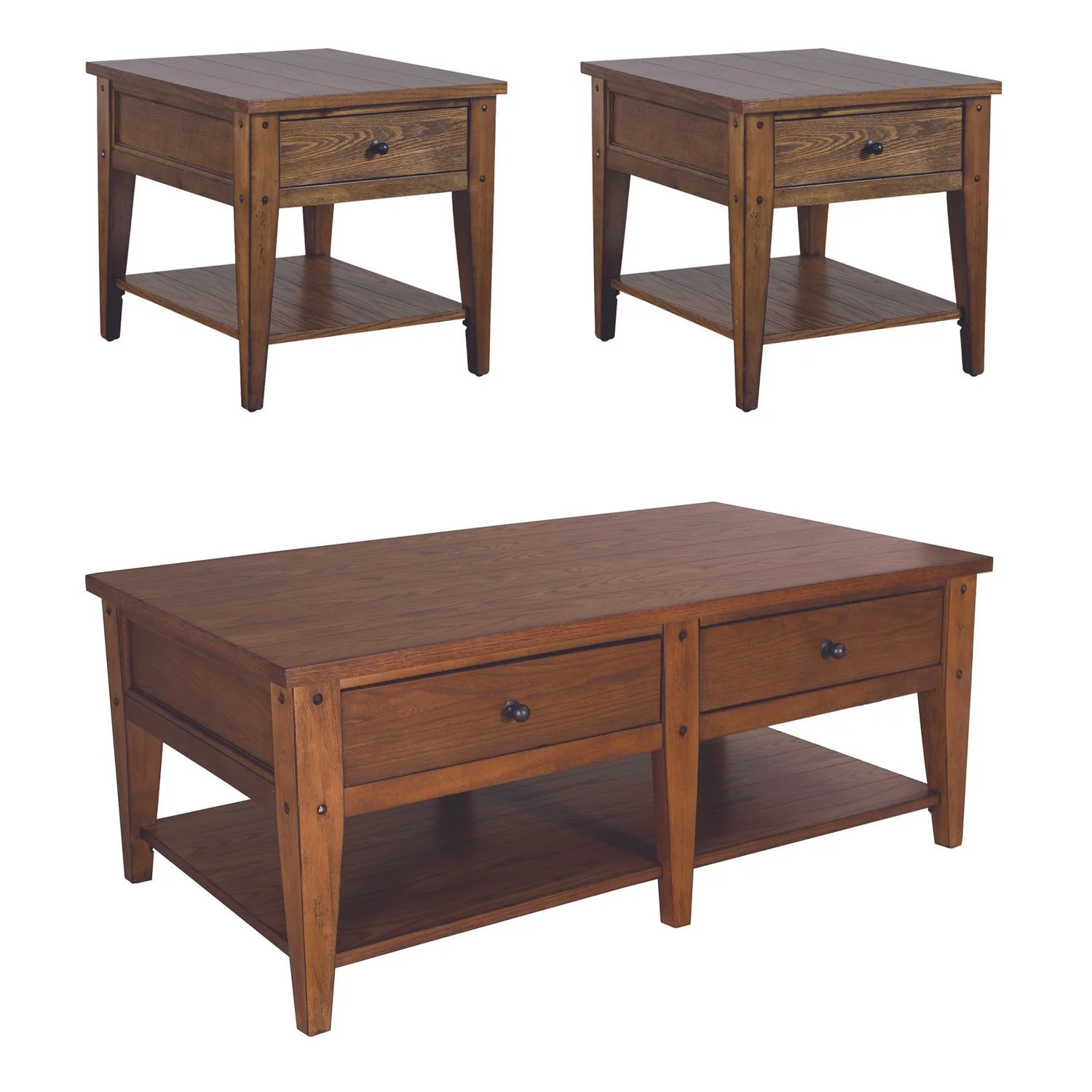 Lake House - 3 Piece Set (1-Cocktail 2-End Tables) - Image 6