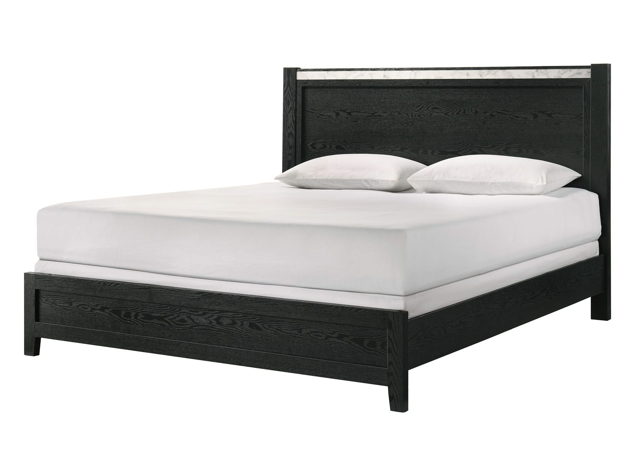 Lamar - King 5 Piece Bedroom Set - Black - Image 3