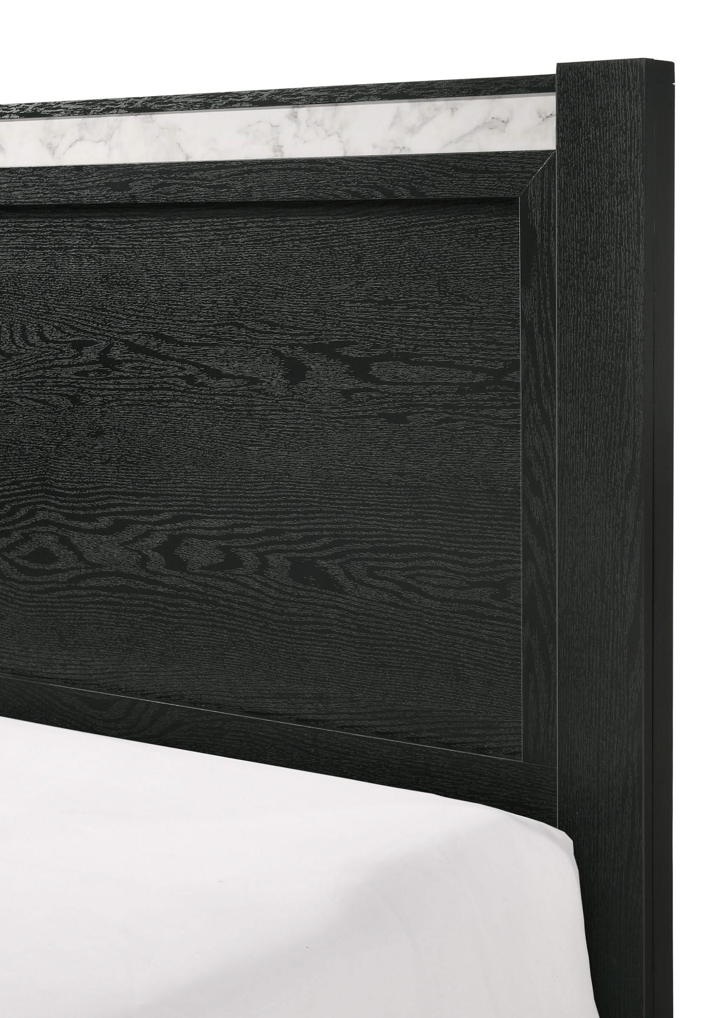 Lamar - Queen 5 Piece Bedroom Set - Black - Image 2