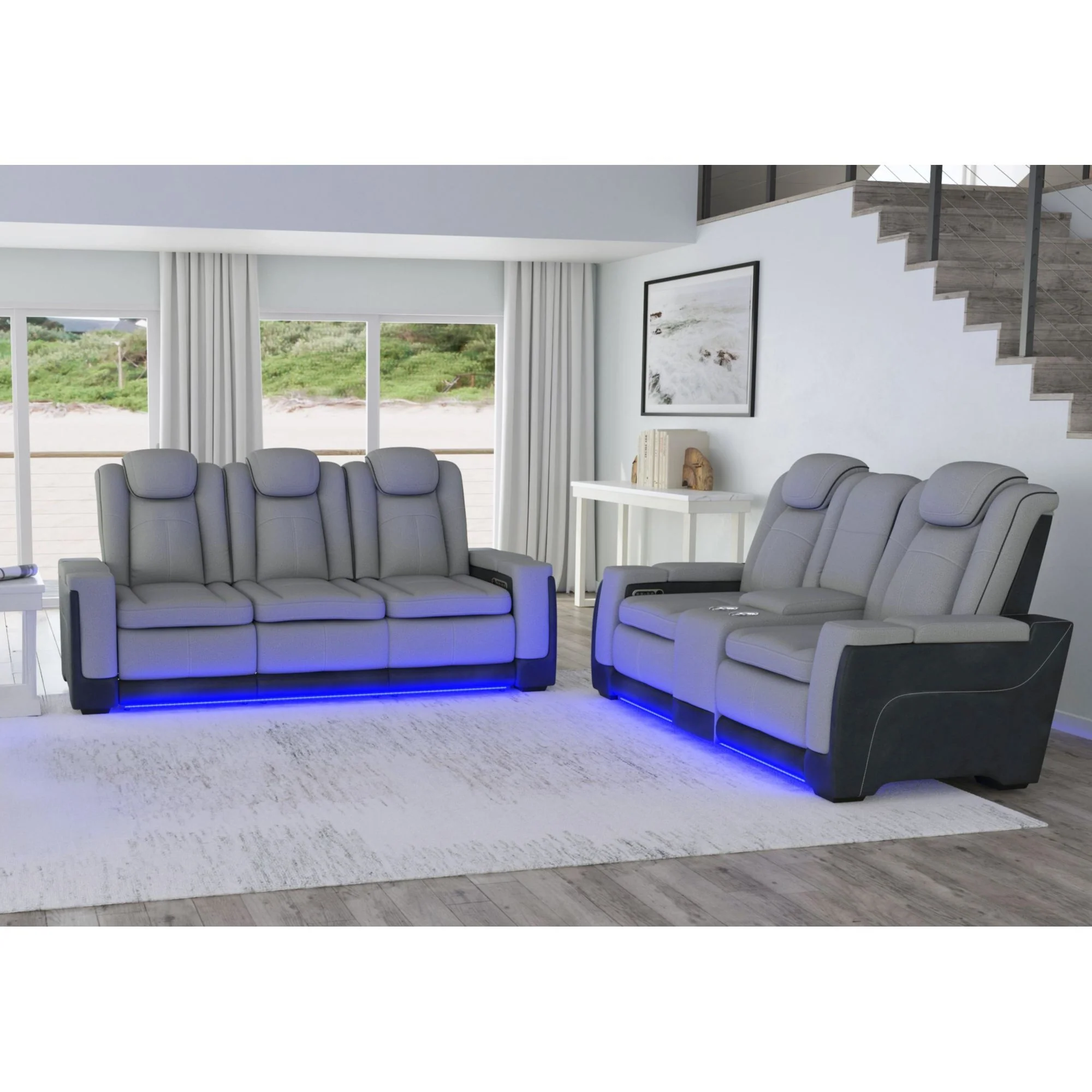 Lantana - Living Room Set - Charcoal - Image 6