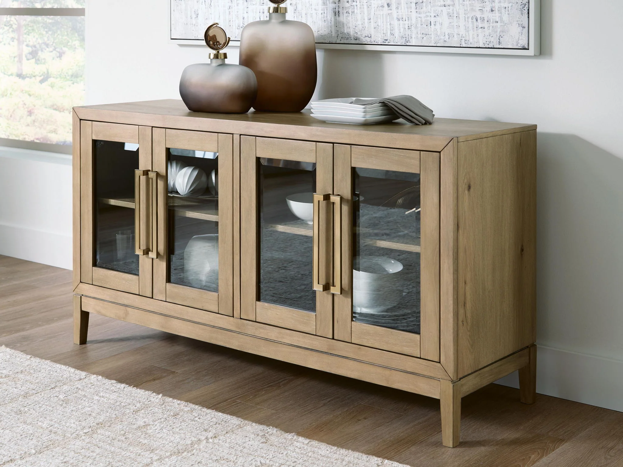 Lasinger - Dining Room Server - Light Brown - Image 4