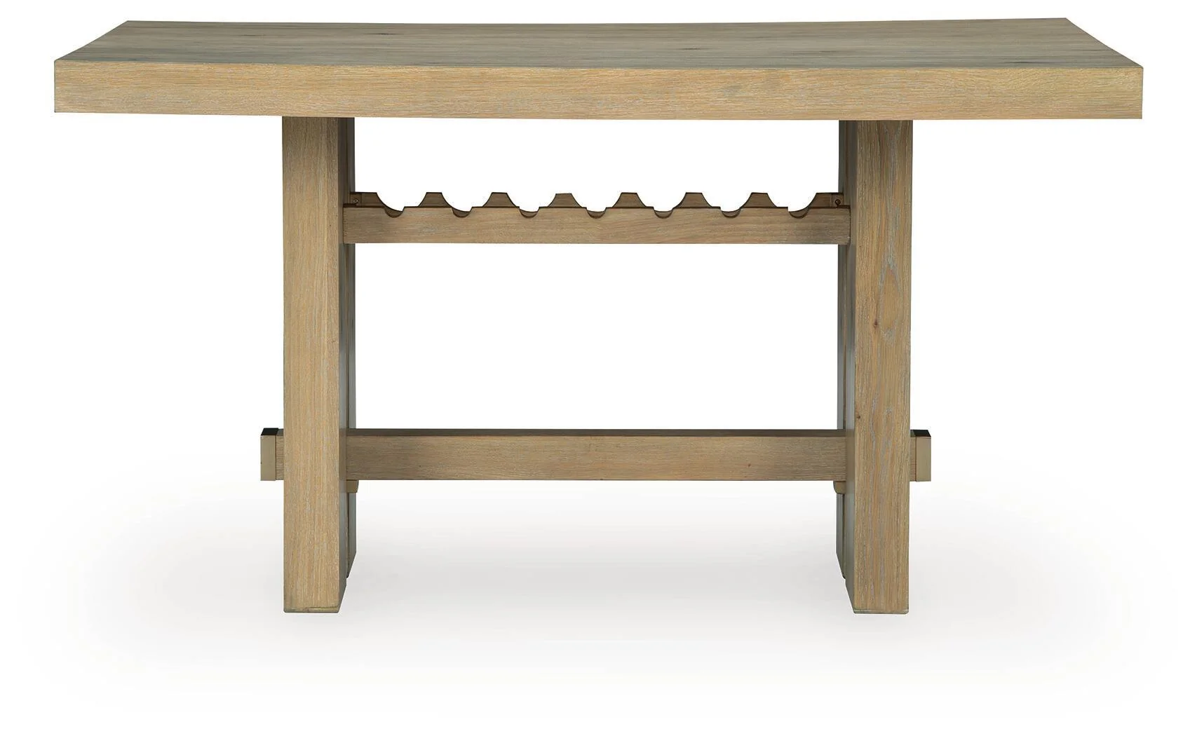 Lasinger - Rectangular Dining Room Counter Table - Light Brown - Image 2