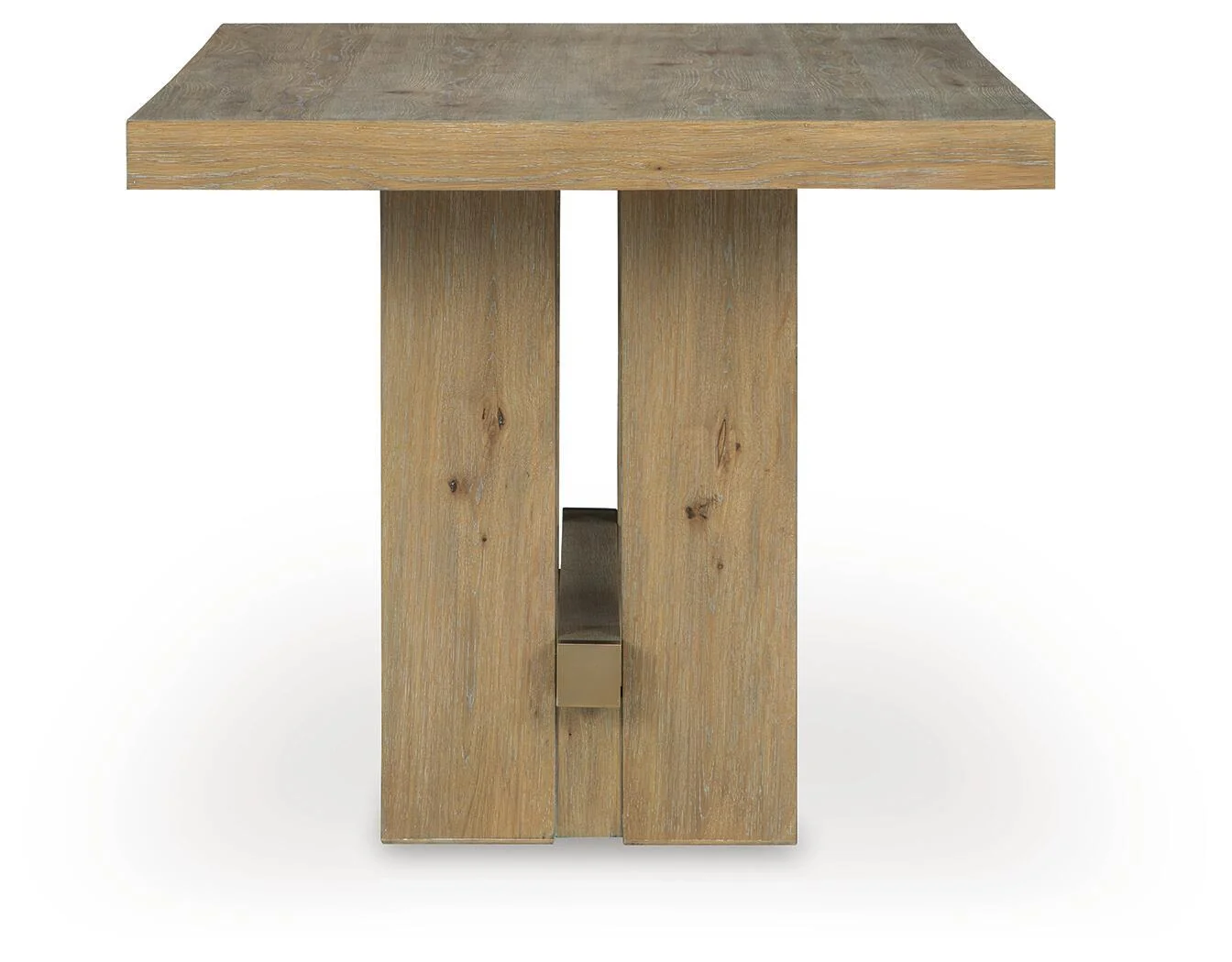 Lasinger - Rectangular Dining Room Counter Table - Light Brown - Image 3