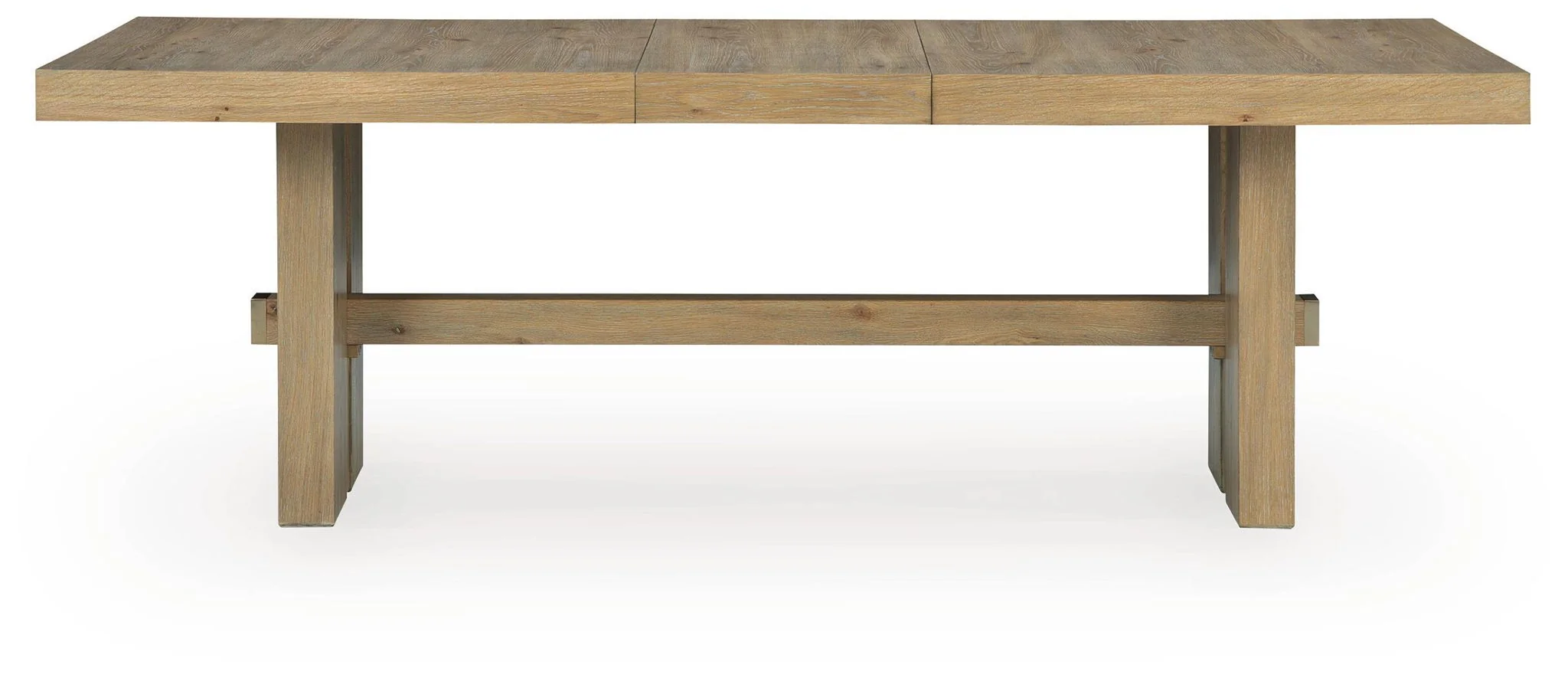 Lasinger - Rectangular Dining Room Extension Table - Light Brown - Image 2