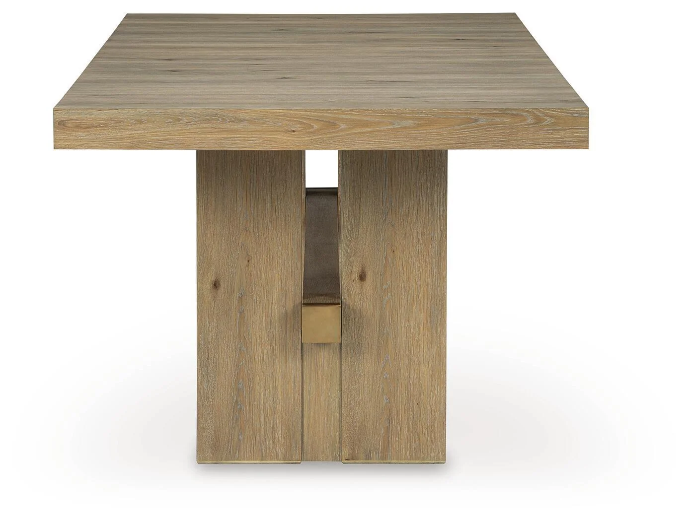 Lasinger - Rectangular Dining Room Extension Table - Light Brown - Image 3
