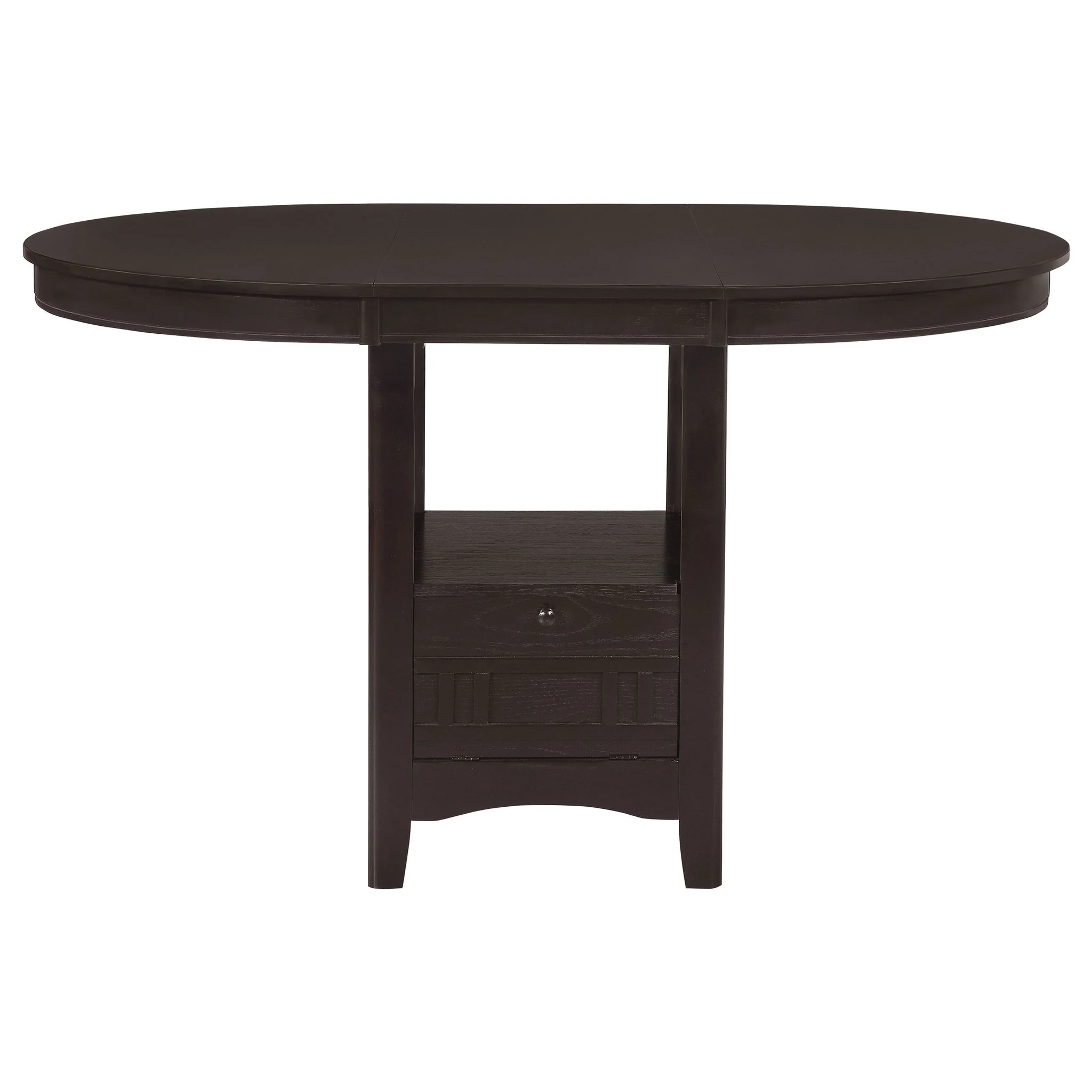 Lavon 5-piece Oval Counter Height Dining Set Espresso - Image 3