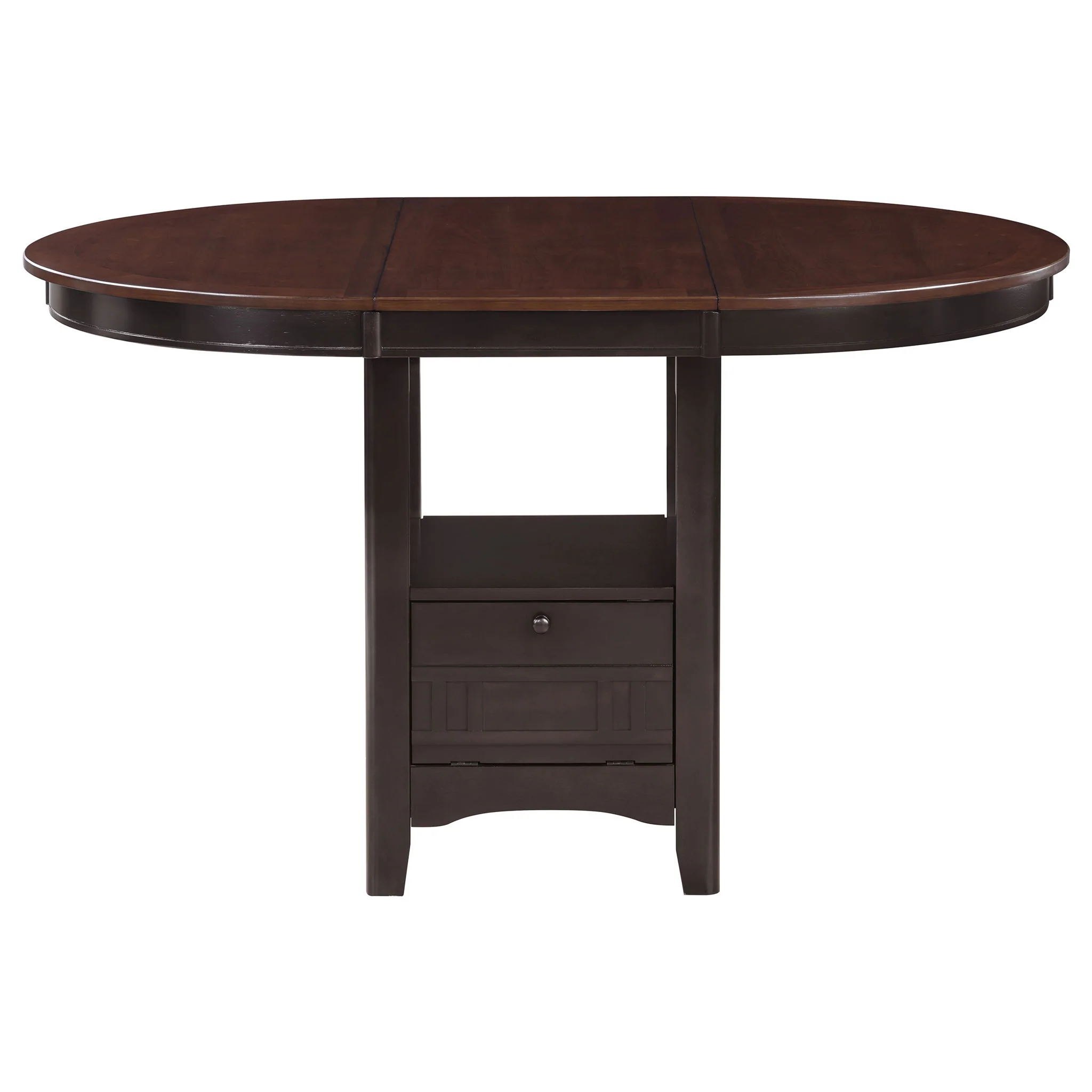 Lavon 5-piece Oval Counter Height Dining Set Light Chestnut - Image 3