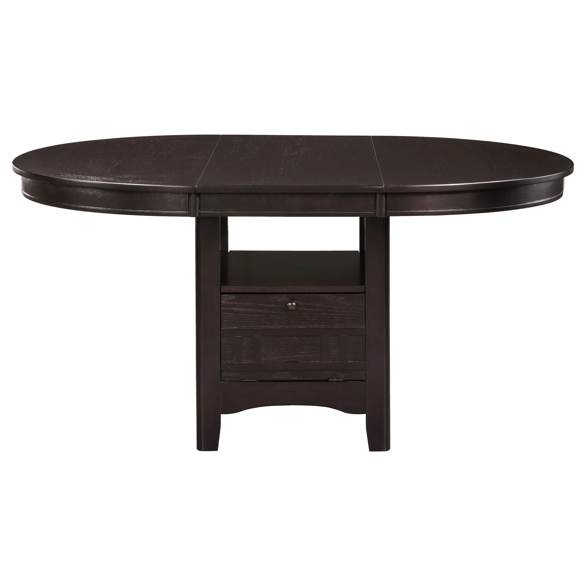 Lavon 5-piece Oval Extension Leaf Dining Set Espresso - Image 2