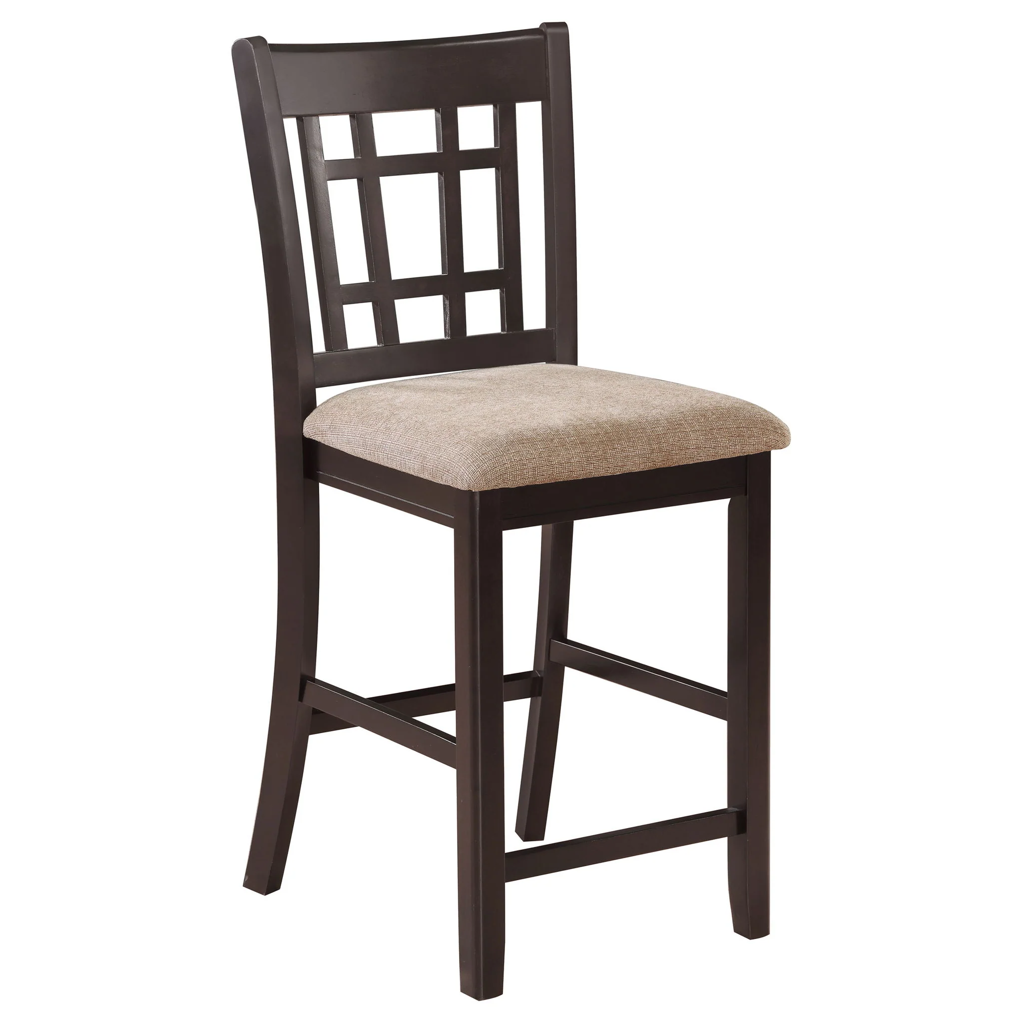 Lavon Wood Counter Height Dining Chair Tan and Espresso (Set of 2) - Image 2