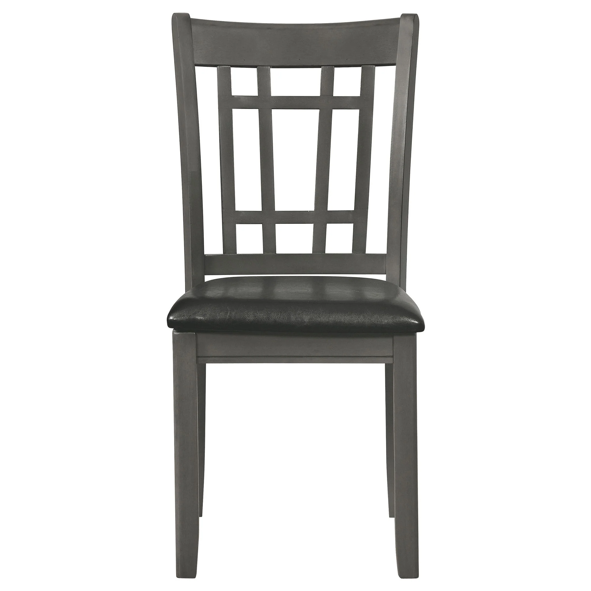 Lavon Wood Dining Side Chair Black and  Medium Grey (Set of 2) - Image 3
