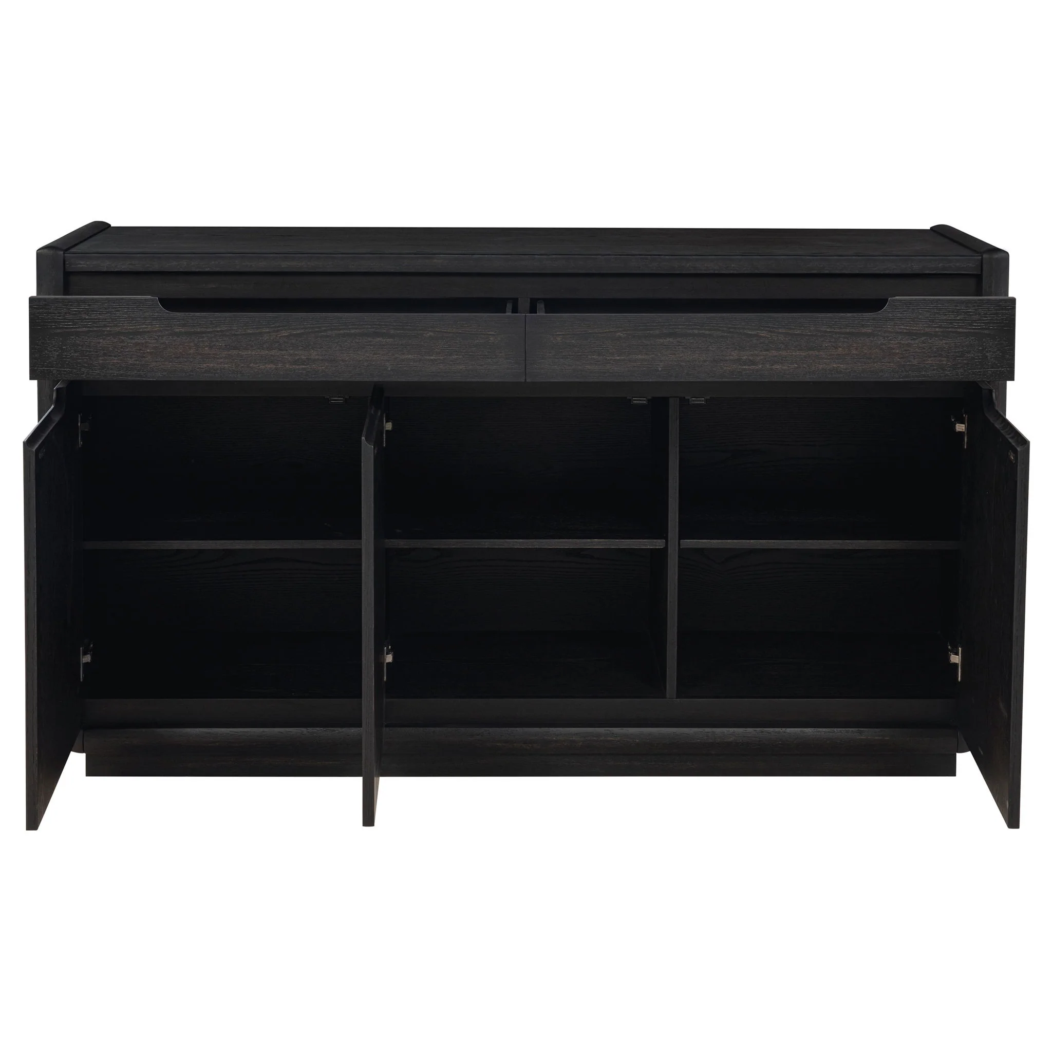 Leandro 2-drawer Dining Sideboard Server Burnished Black - Image 4