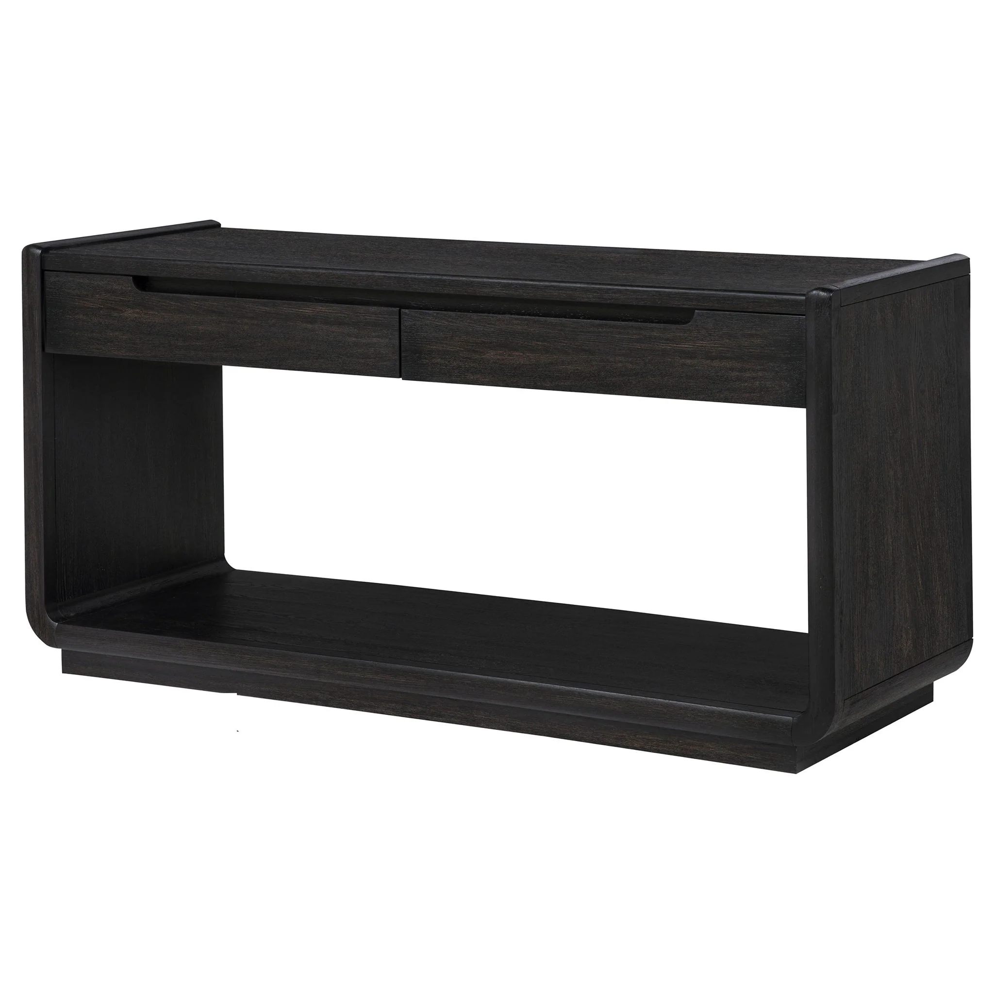 Leandro 2-drawer Entryway Sofa Console Table Burnished Black - Image 3