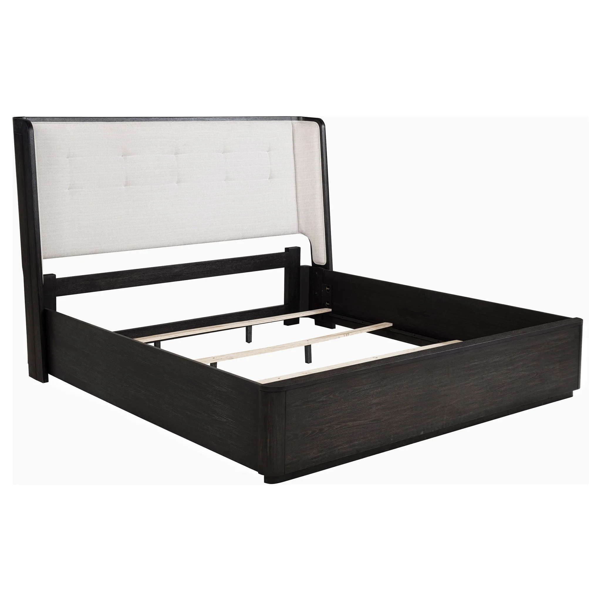 Leandro 5-piece California King Bedroom Set Burnished Black - Image 2