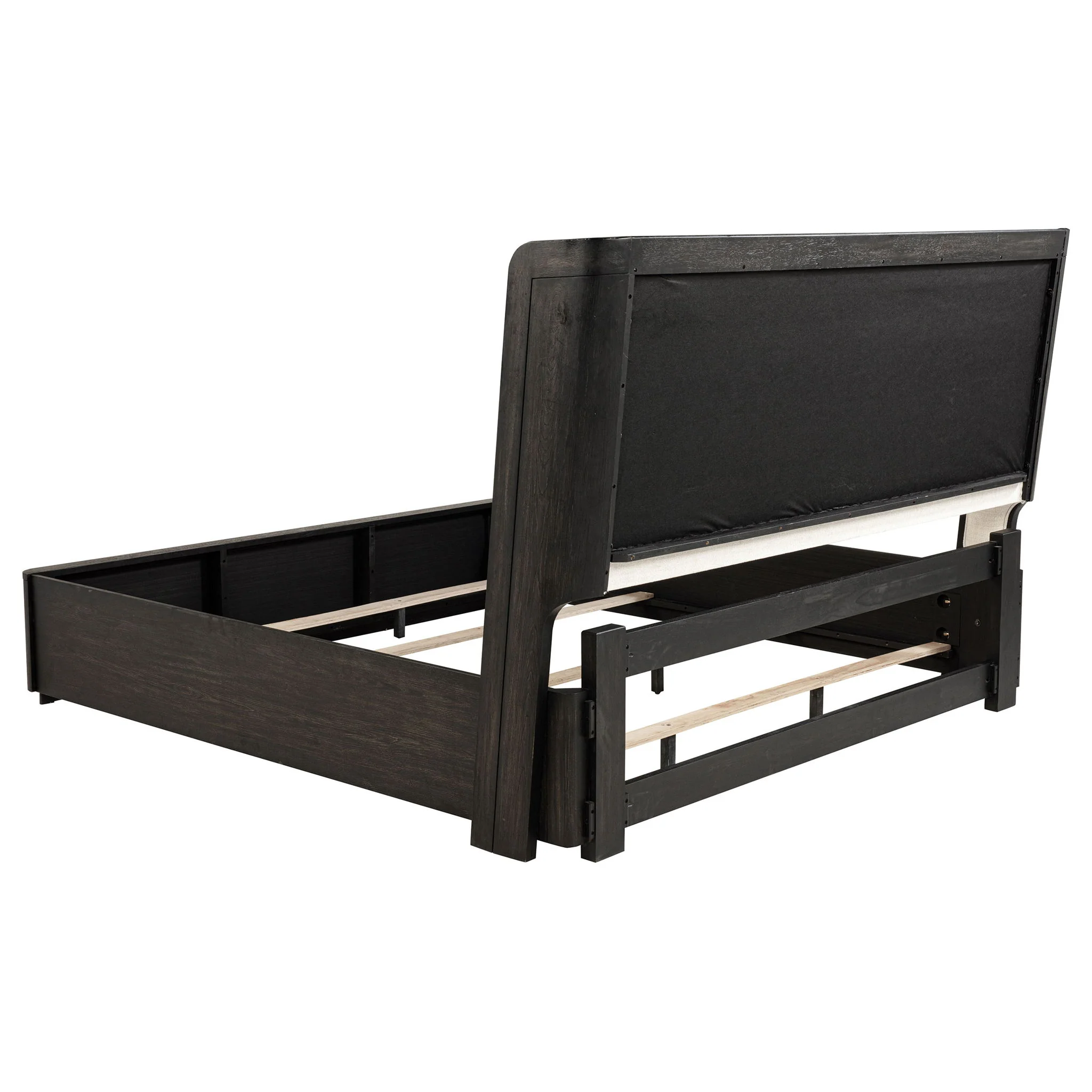 Leandro 5-piece Eastern King Bedroom Set Burnished Black - Image 2