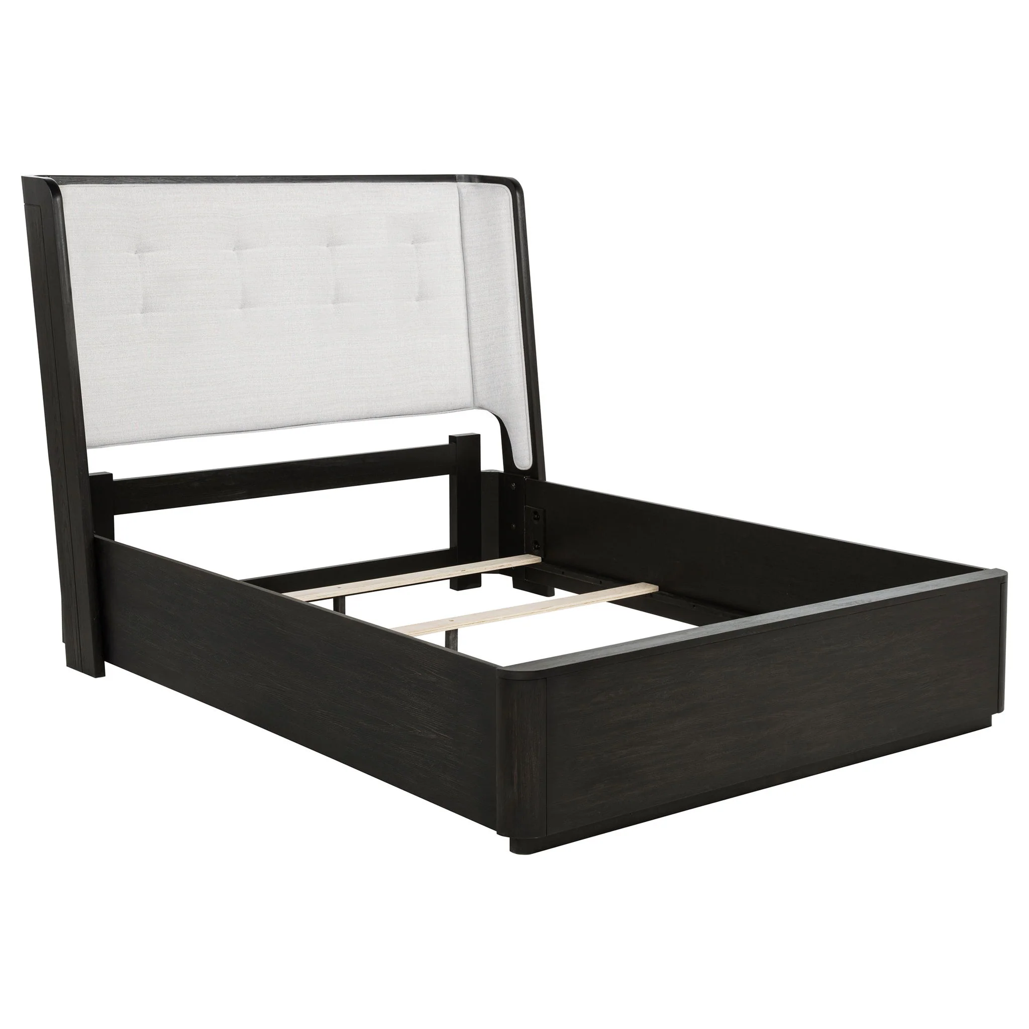 Leandro 5-piece Queen Bedroom Set Burnished Black - Image 4