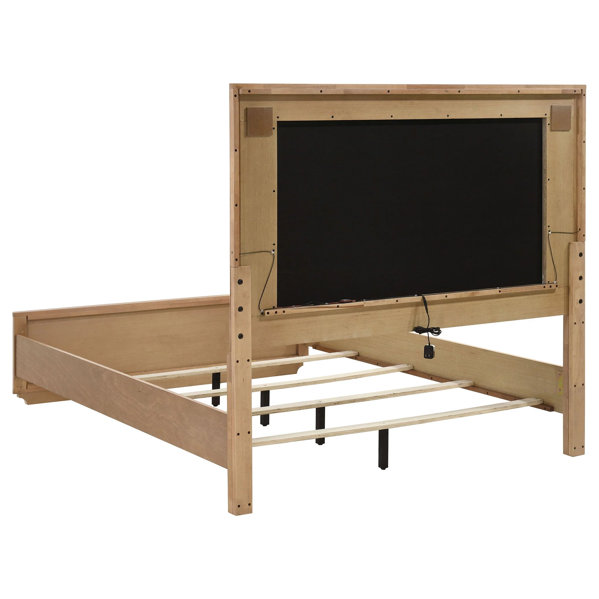 Leanne 4-piece Queen Bedroom Set Light Oak - Image 3