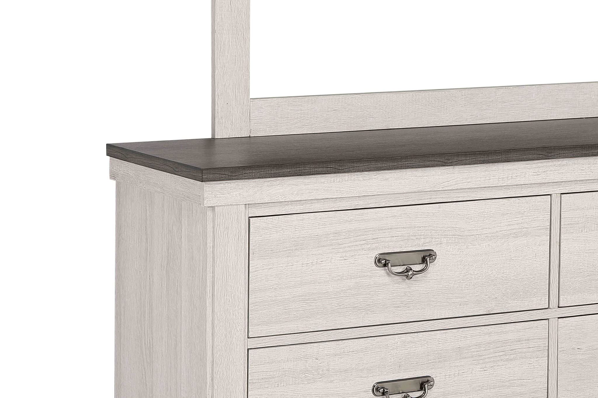 Leighton - Dresser & Mirror - White - Image 2