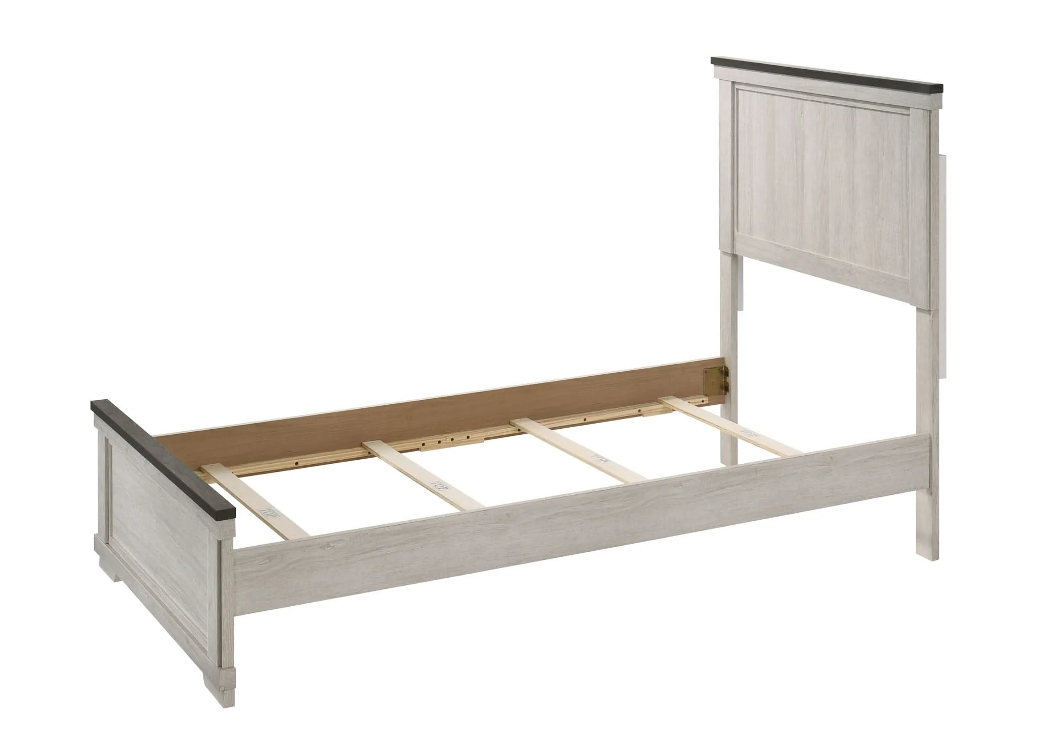 Leighton - Twin Bed - White - Image 2
