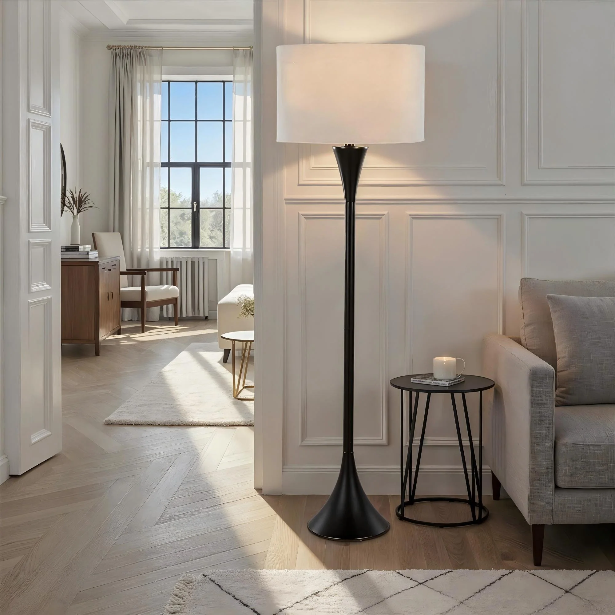 Lenuxe - Contemporary Floor Lamp - Image 7