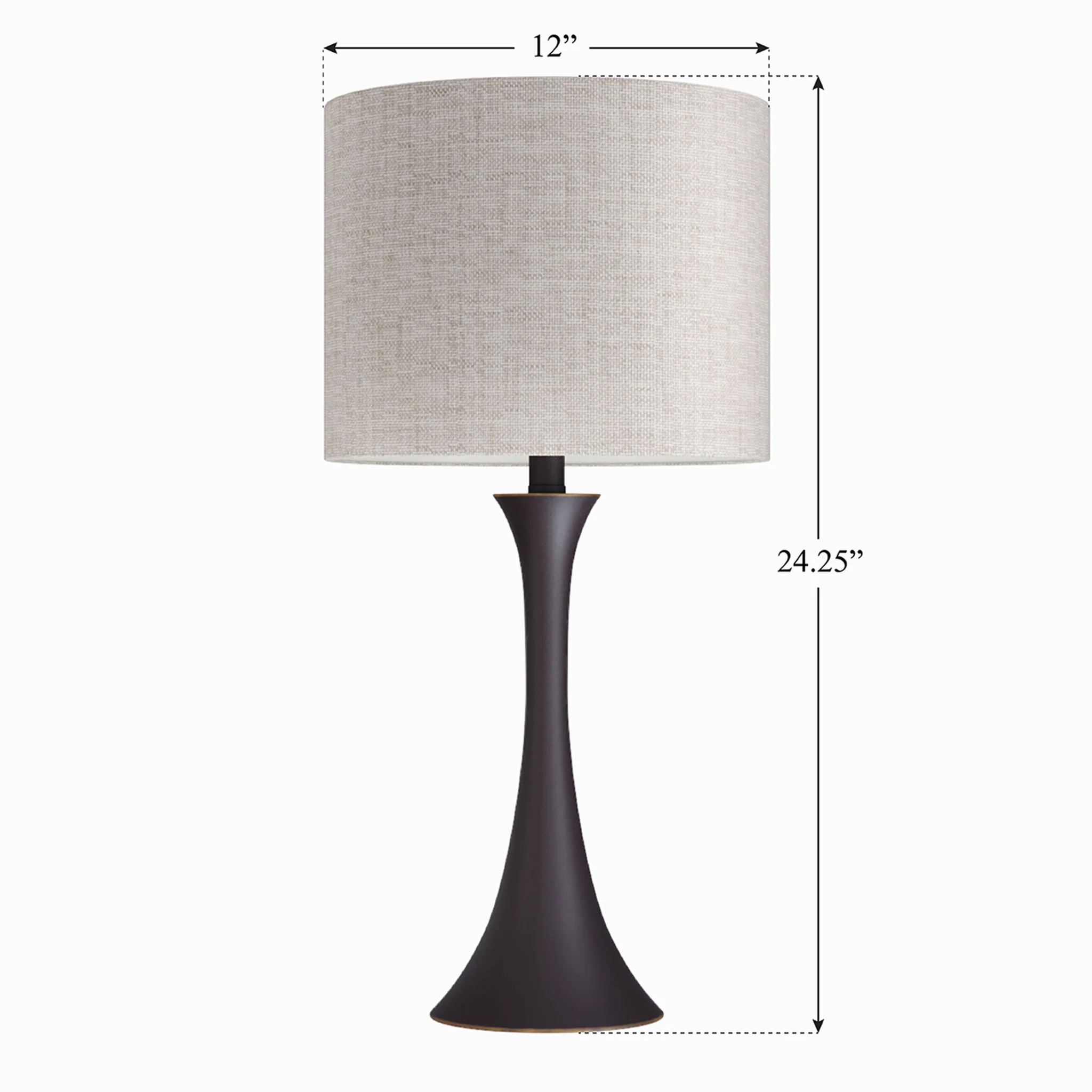 Lenuxe - Contemporary & Modern Design Table Lamp (Set of 2) - Image 5