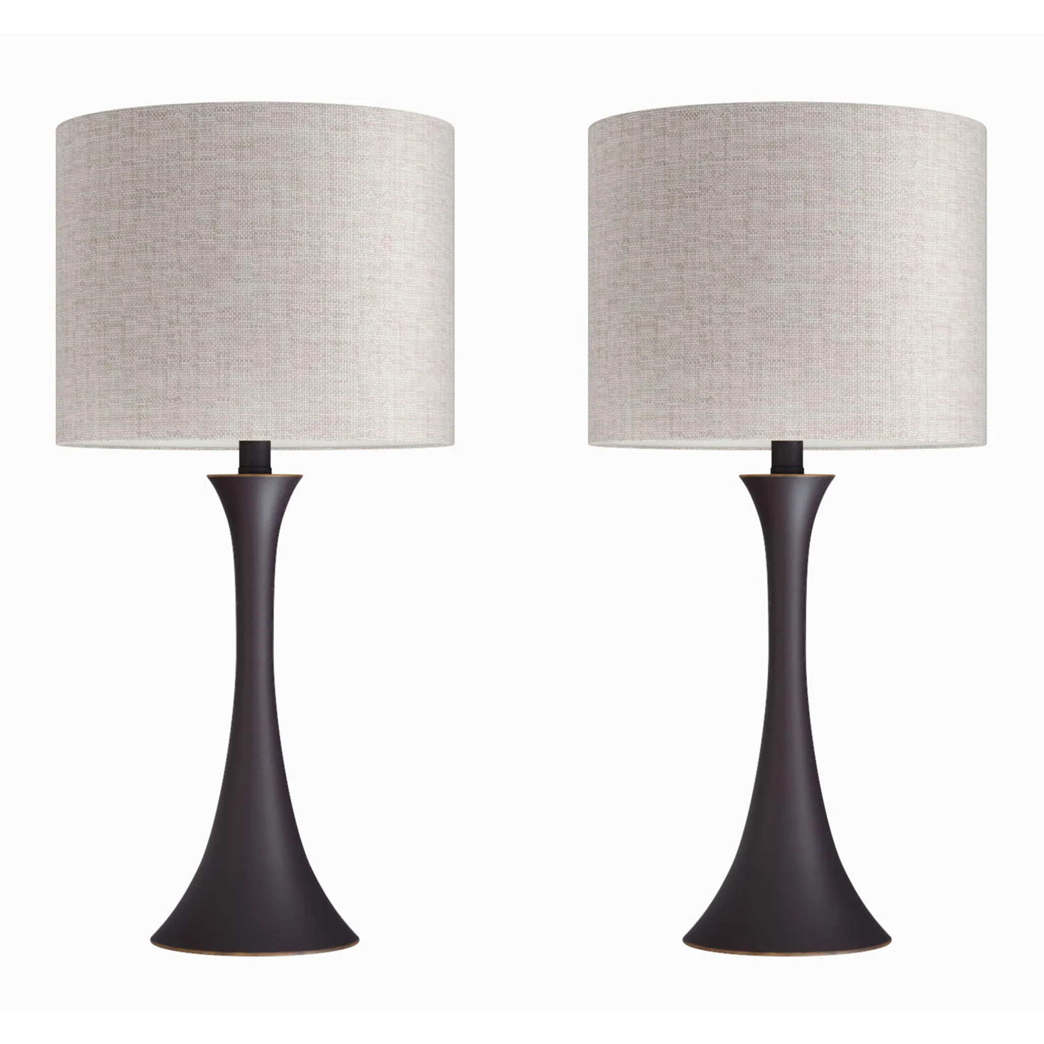 Lenuxe - Contemporary & Modern Design Table Lamp (Set of 2) - Image 6