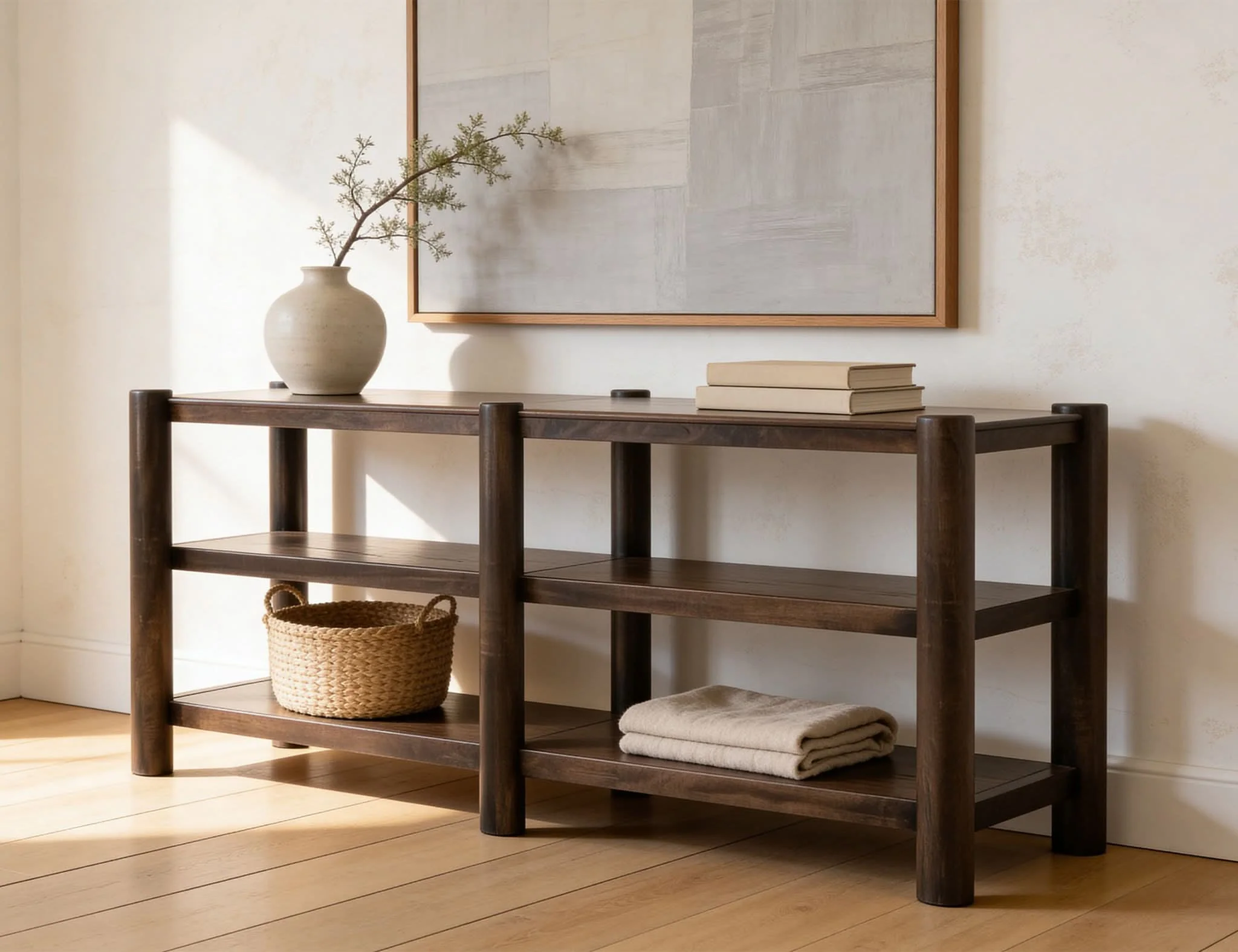 Liana - TV Stand/Console - Dark Brown - Image 3
