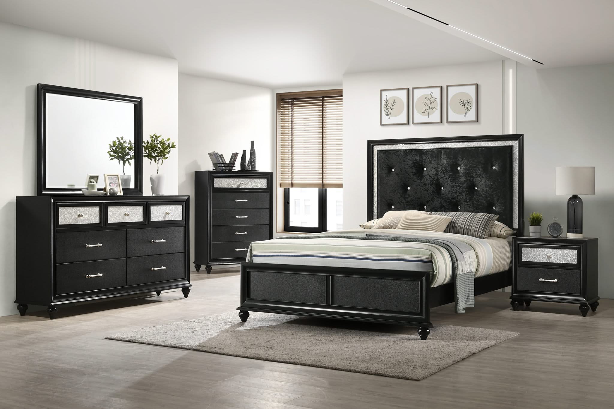 Lila - Full Bed - Black - Image 2