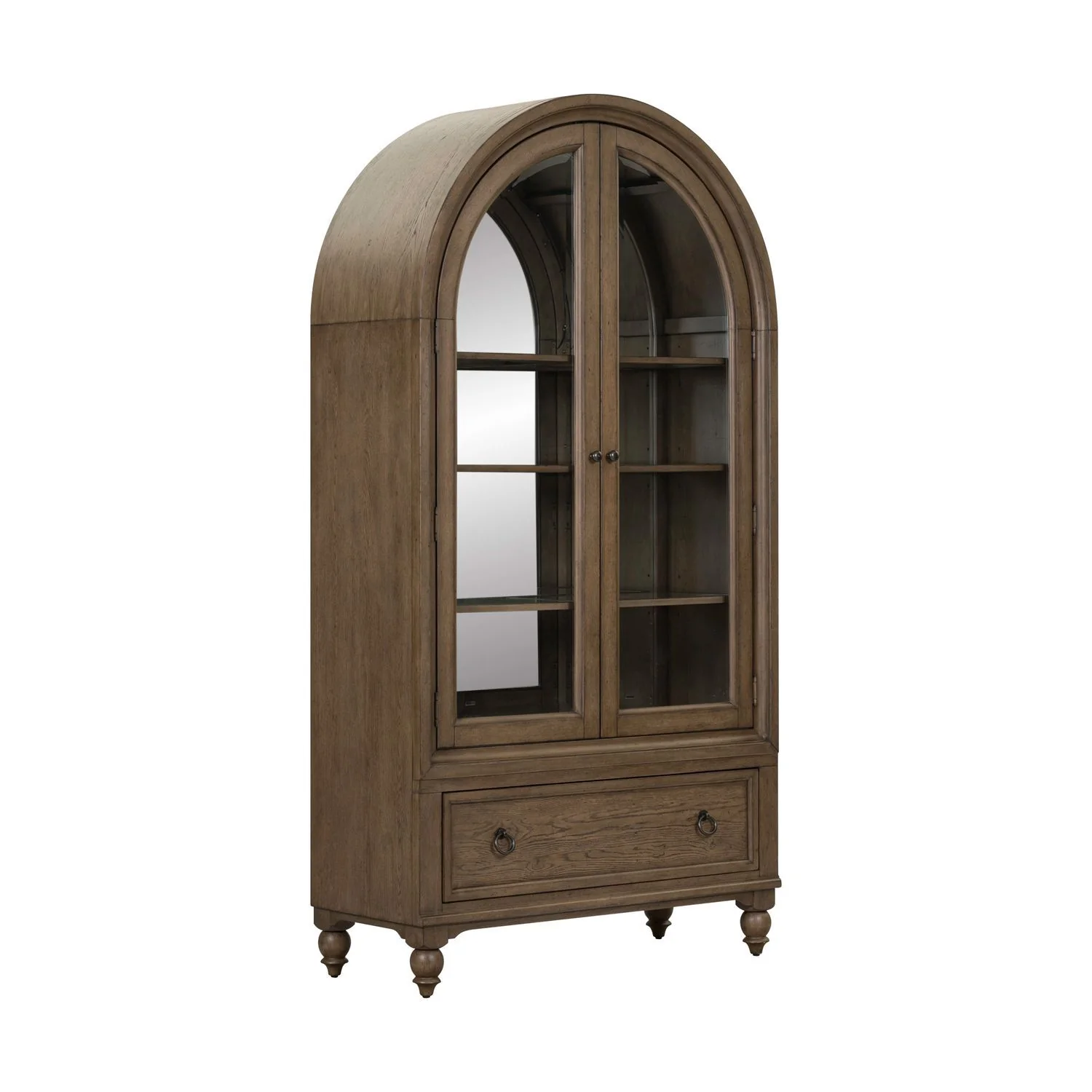 Lindsey Farm - Counter Height Swivel Chair - Natural & Brown - Image 4