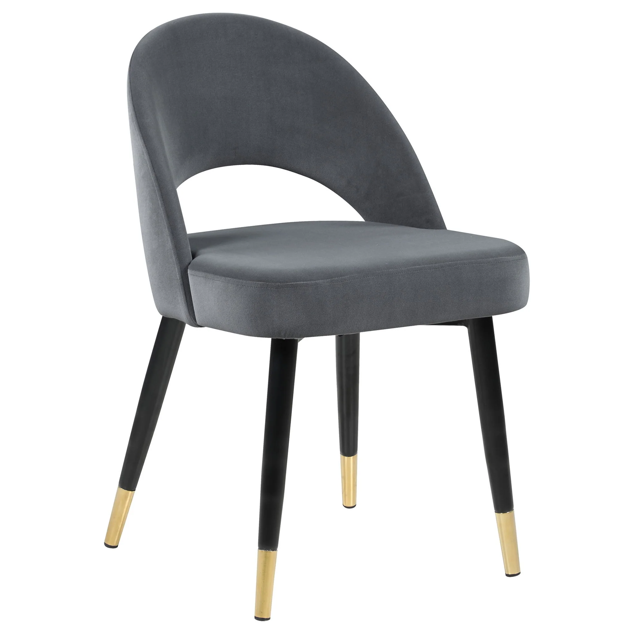 Lindsey Upholstered Dining Side Chair Grey (Set of 2) - Image 2