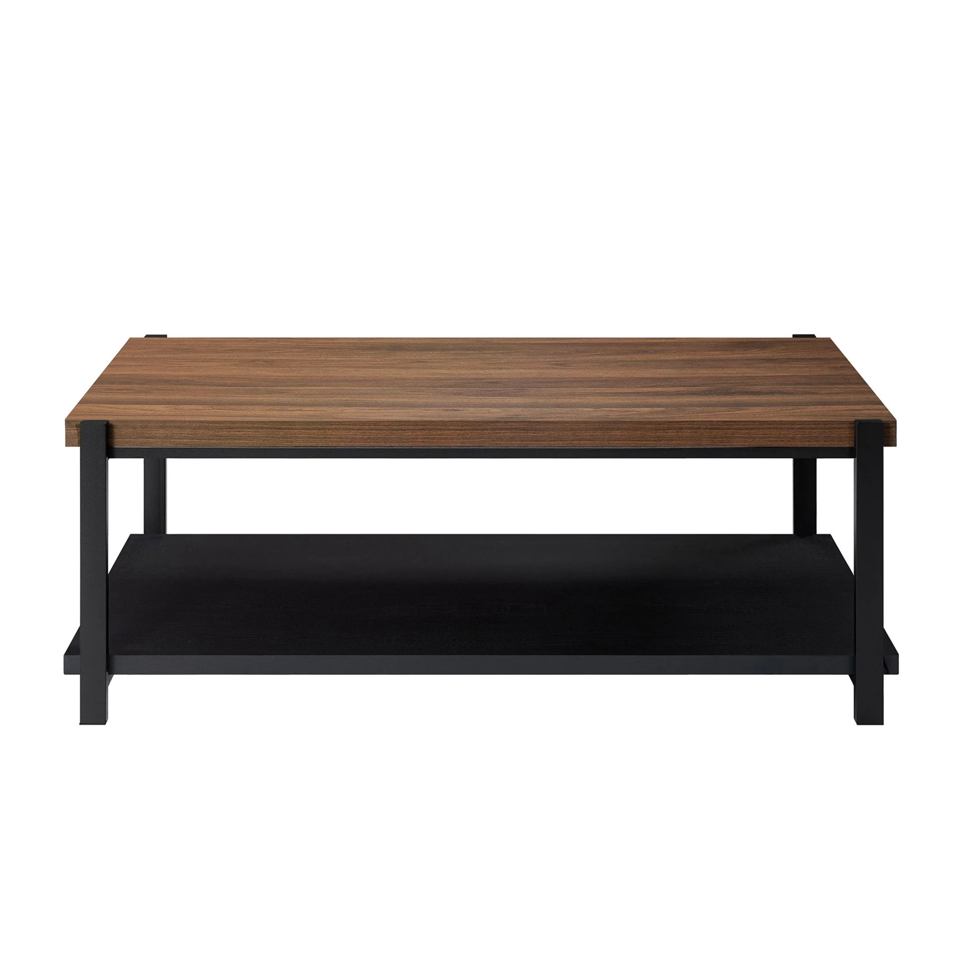 Linea - 3 Piece Occasional Set (1 Coffee & 2 End Tables) - Black / Brown - Image 2