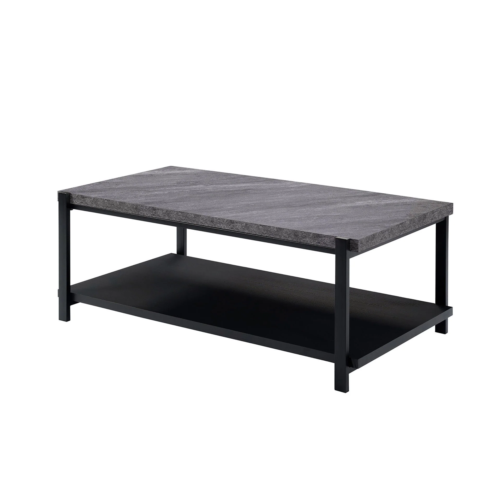 Linea - 3 Piece Occasional Set (1 Coffee & 2 End Tables) - Dark Gray - Image 4