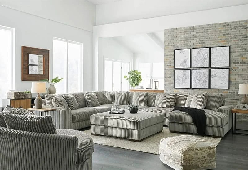 Linx Modern 6 Piece Modular Sectional with Chaise - Image 6