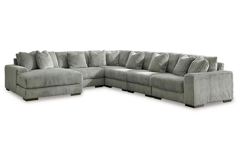 Linx Modern 6 Piece Modular Sectional with Chaise - Image 7