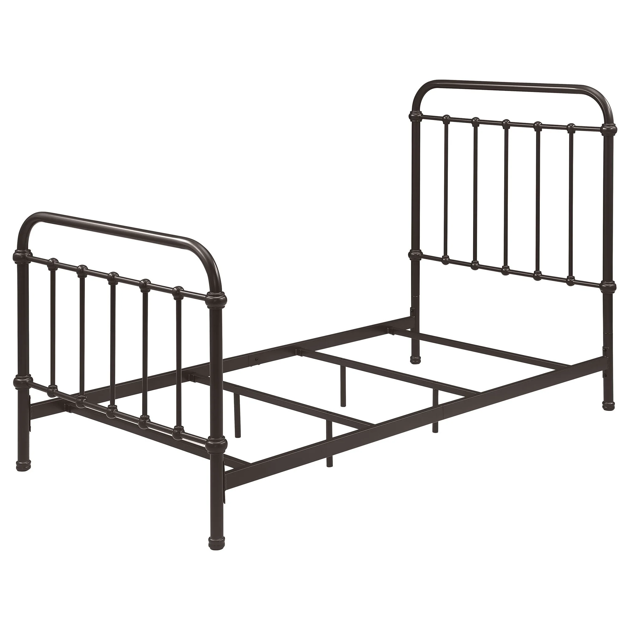 Livingston Metal Twin Open Frame Bed Dark Bronze - Image 4