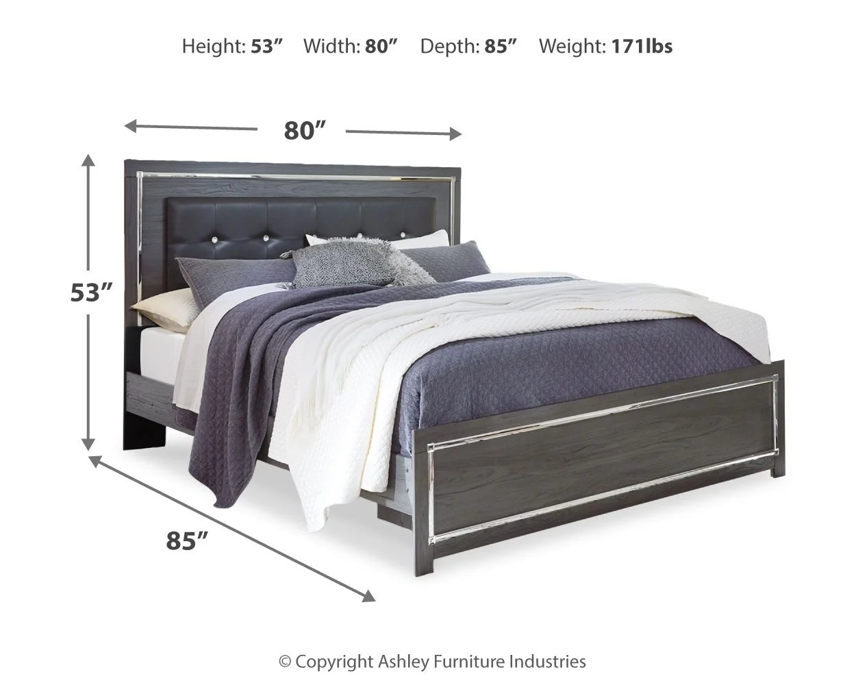 Lodanna - Panel Bed - Image 7