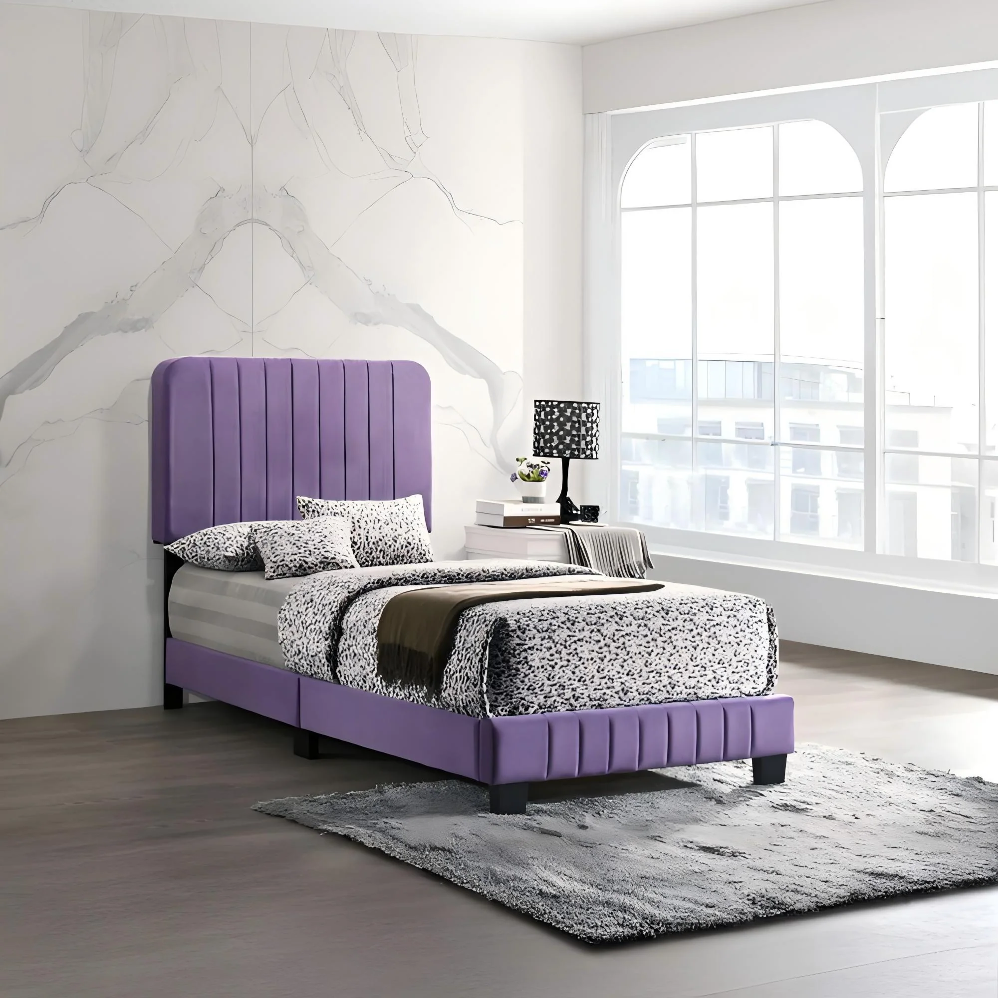 Channel Tufted Bed - Image 16