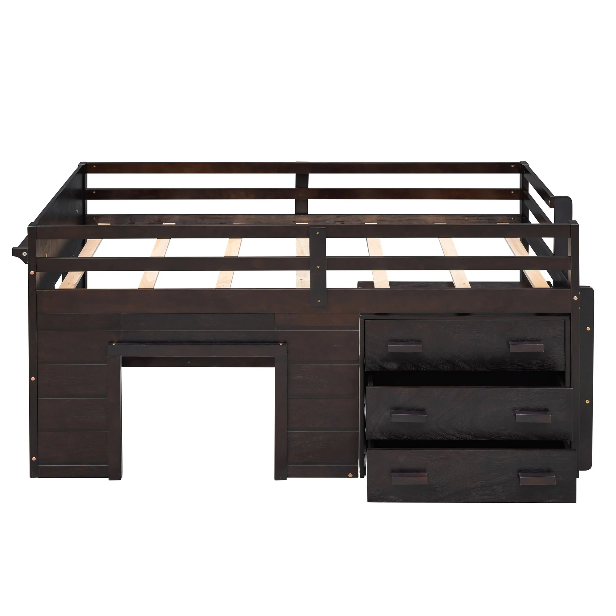 Loft Bed With Cabinet And Shelf - Image 7