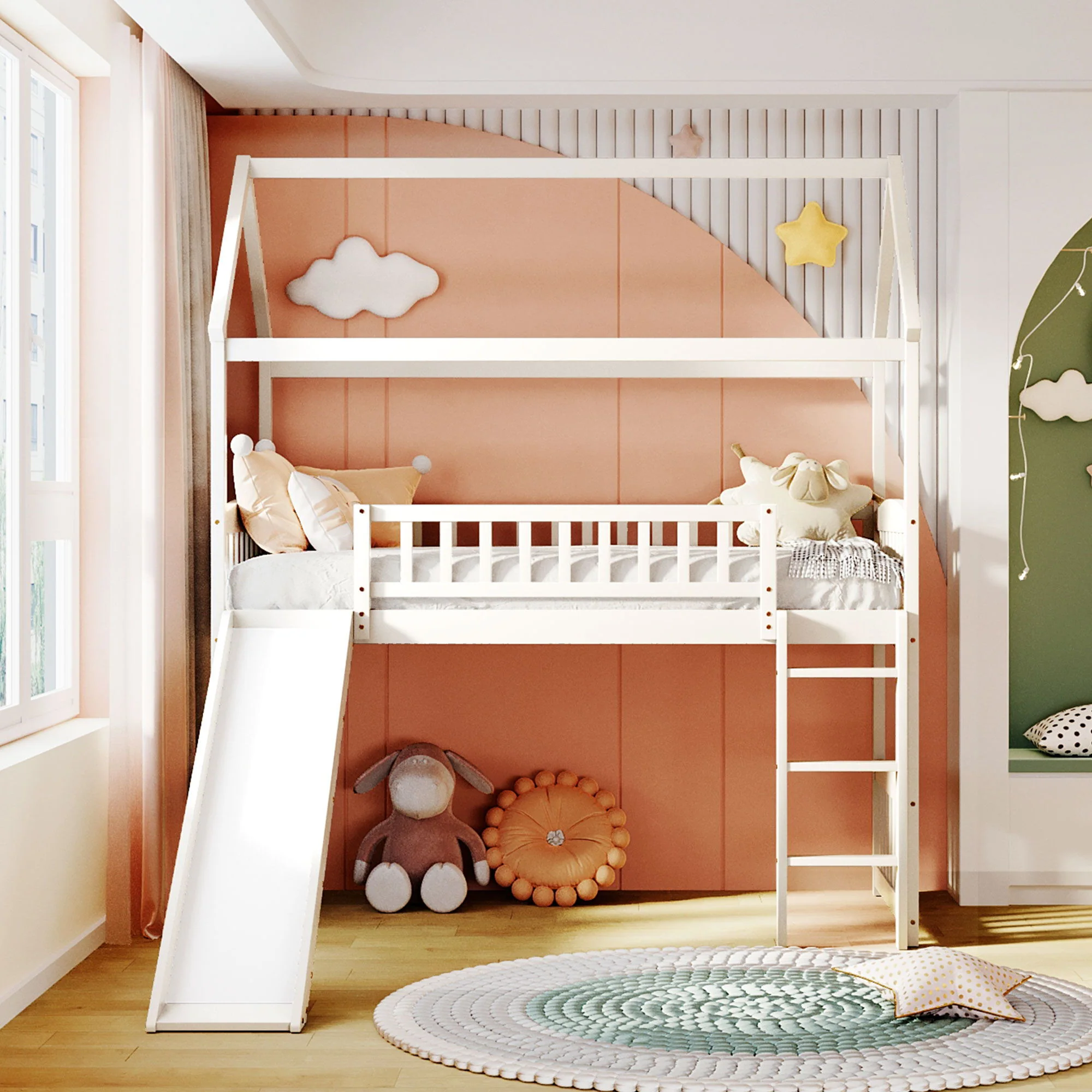 Loft Bed With Slide - Image 3