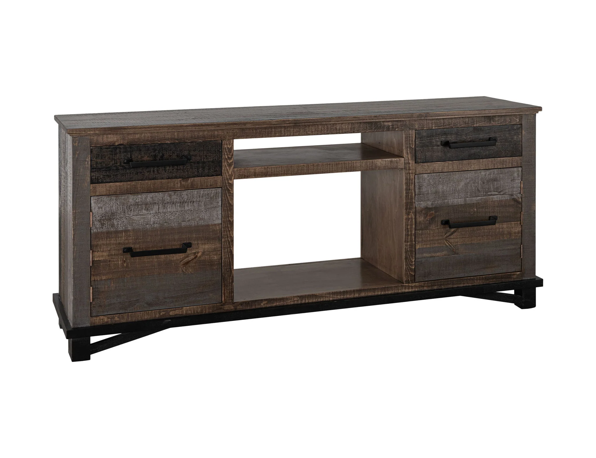 Loft - 70" Fireplace - Dark Gray - Image 3