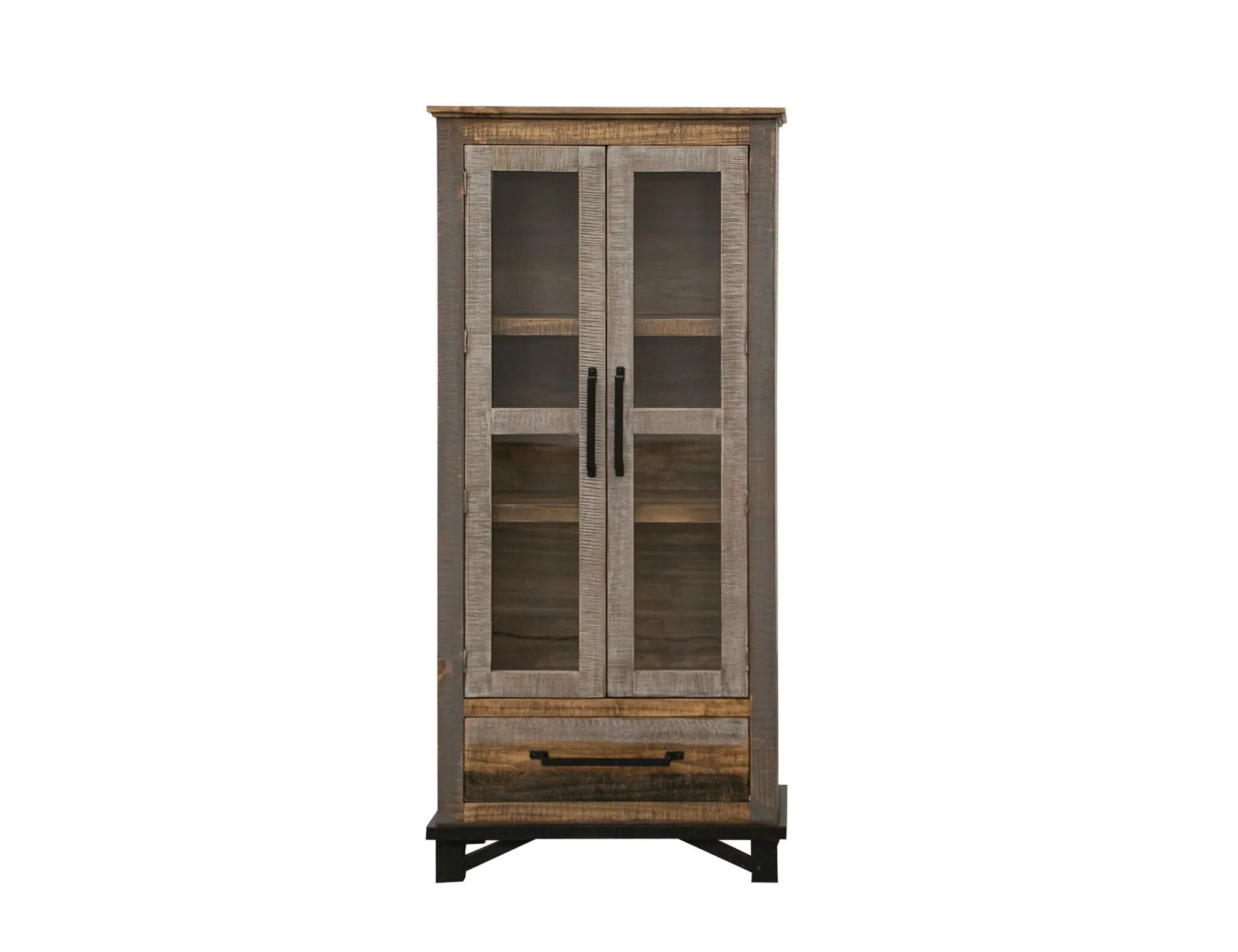 Loft - Cabinet - Two Tone Gray / Brown - Image 3