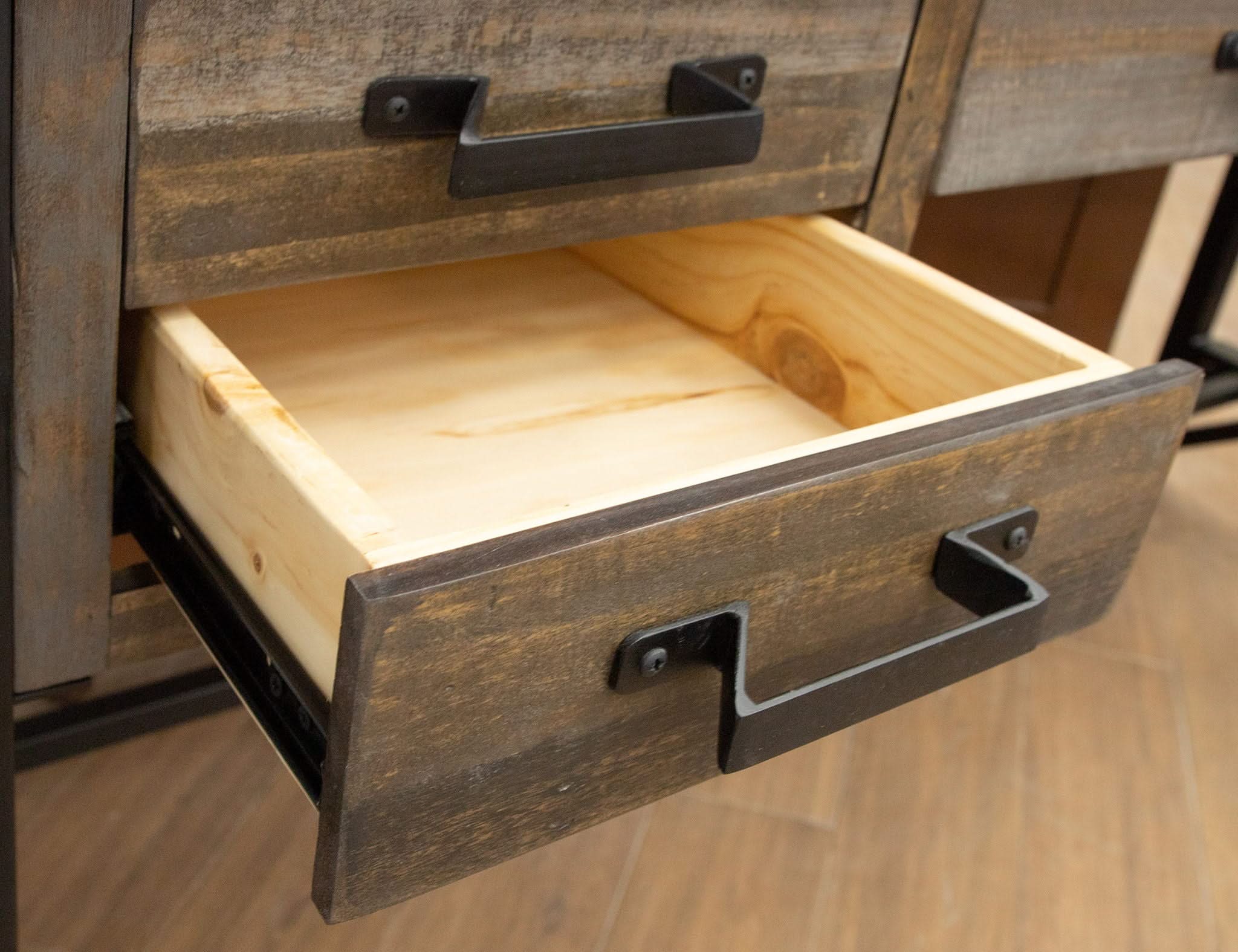 Loft - Desk - Two Tone Gray / Brown - Image 3
