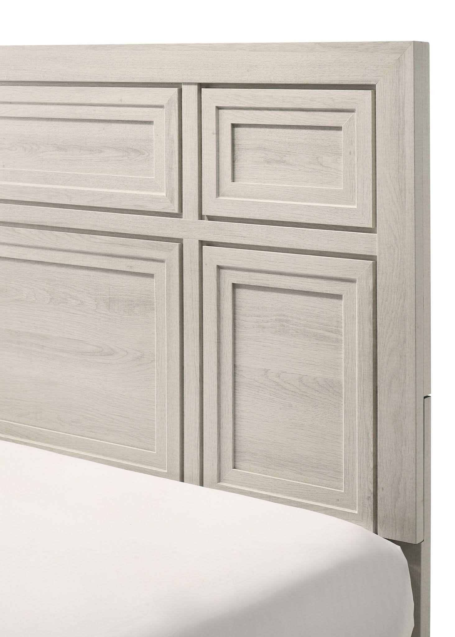 Lorraine - King 4 Piece Bedroom Set - Antique White - Image 2