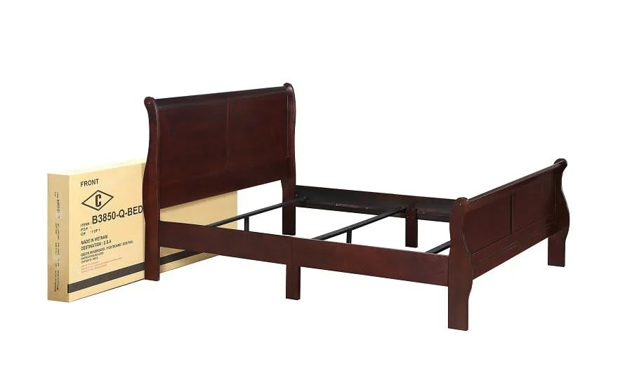 Louis Philip - Full Bed - Cherry - Image 3
